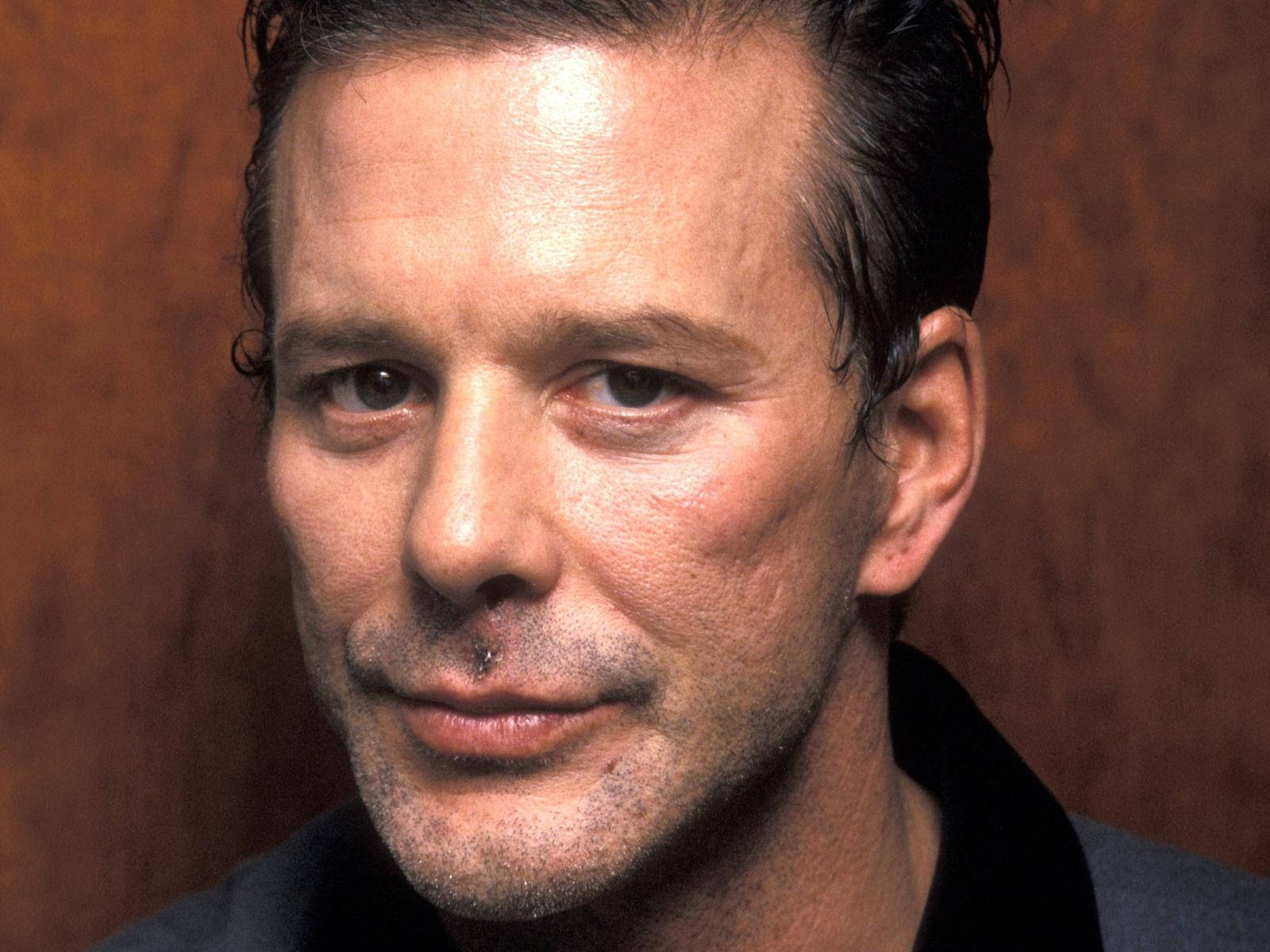 Mickey Rourke, nose piercing, stubble, HD Desktop Wallpaper