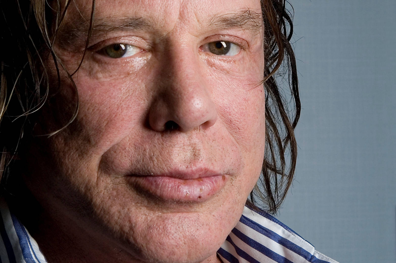 Mickey Rourke, retired boxer, wet hair, HD Desktop Wallpaper