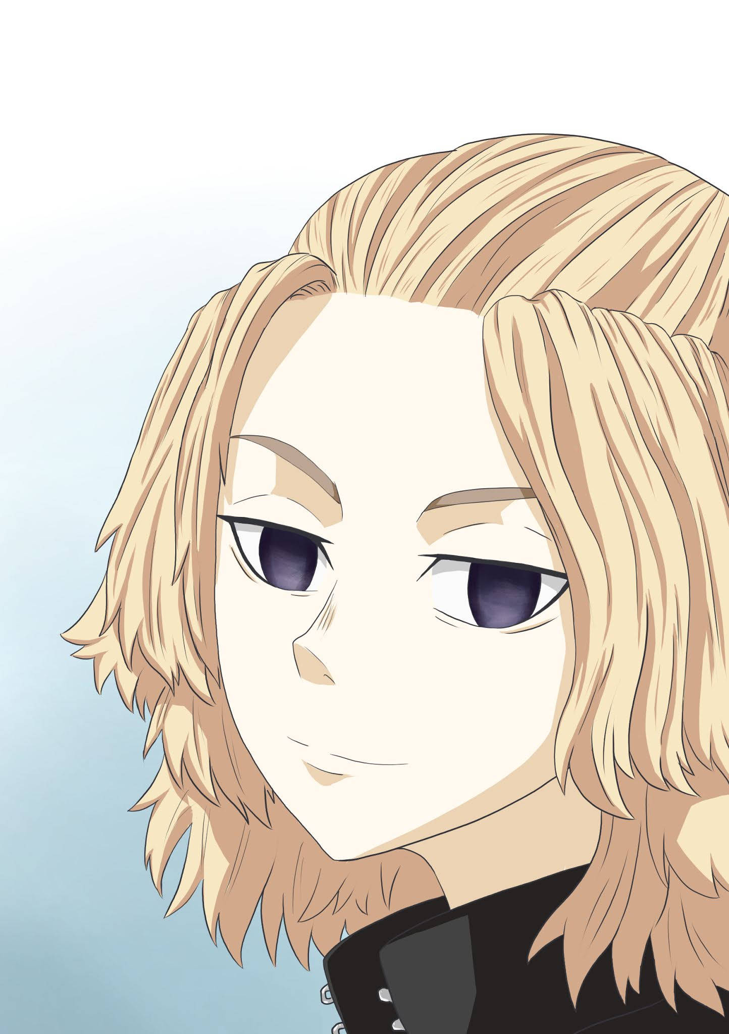 Mickey Tokyo Revengers, blonde hair, purple eyes, Full HD Phone Wallpaper