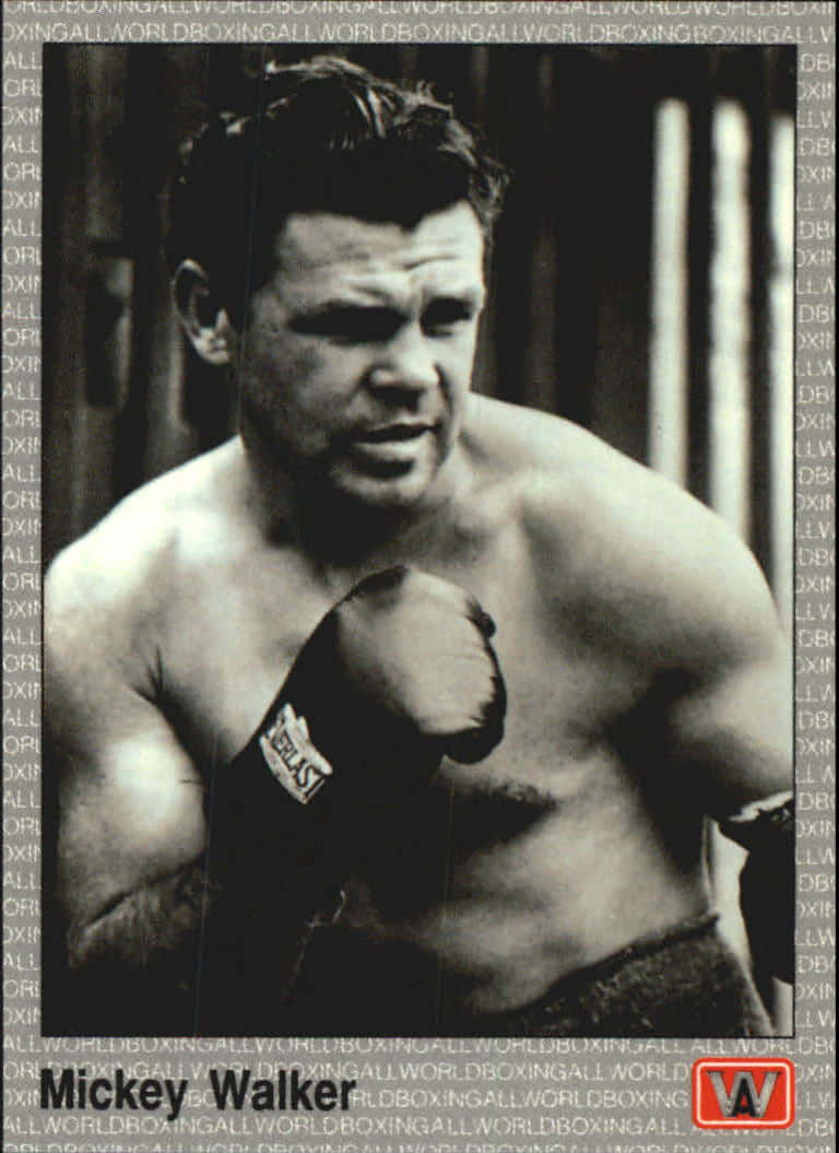 Mickey Walker, black and white, gym, SD Phone Wallpaper