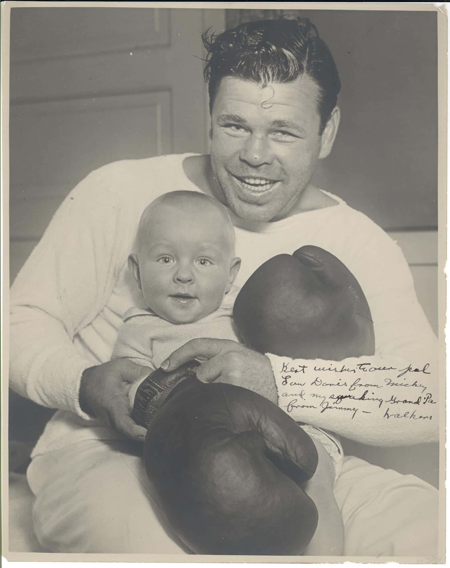 Mickey Walker, baby, boxing gloves, Full HD Phone Wallpaper