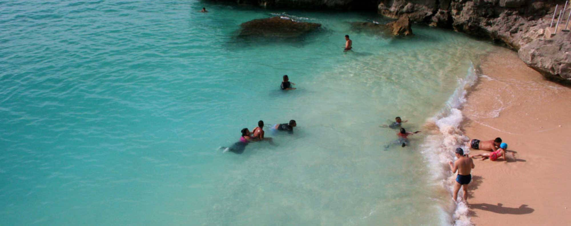 Micronesia, people, swimming, Full HD Desktop Wallpaper