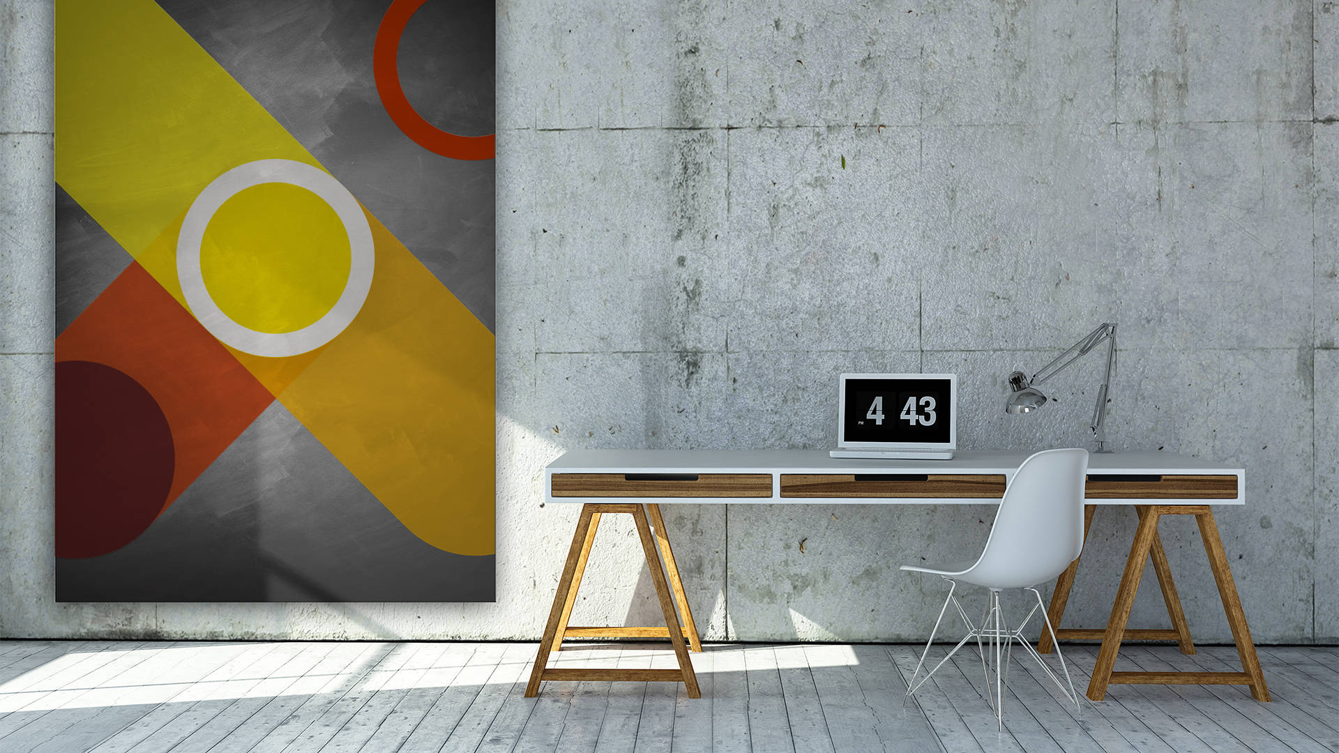 Microsoft Teams, study room, virtual background, Full HD Desktop Wallpaper