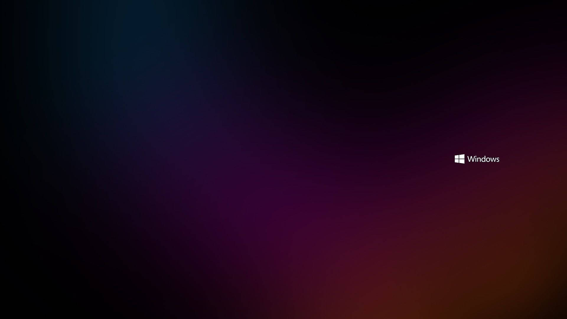 Microsoft, minimalist color gradient, deep blue purple, Full HD Desktop Wallpaper