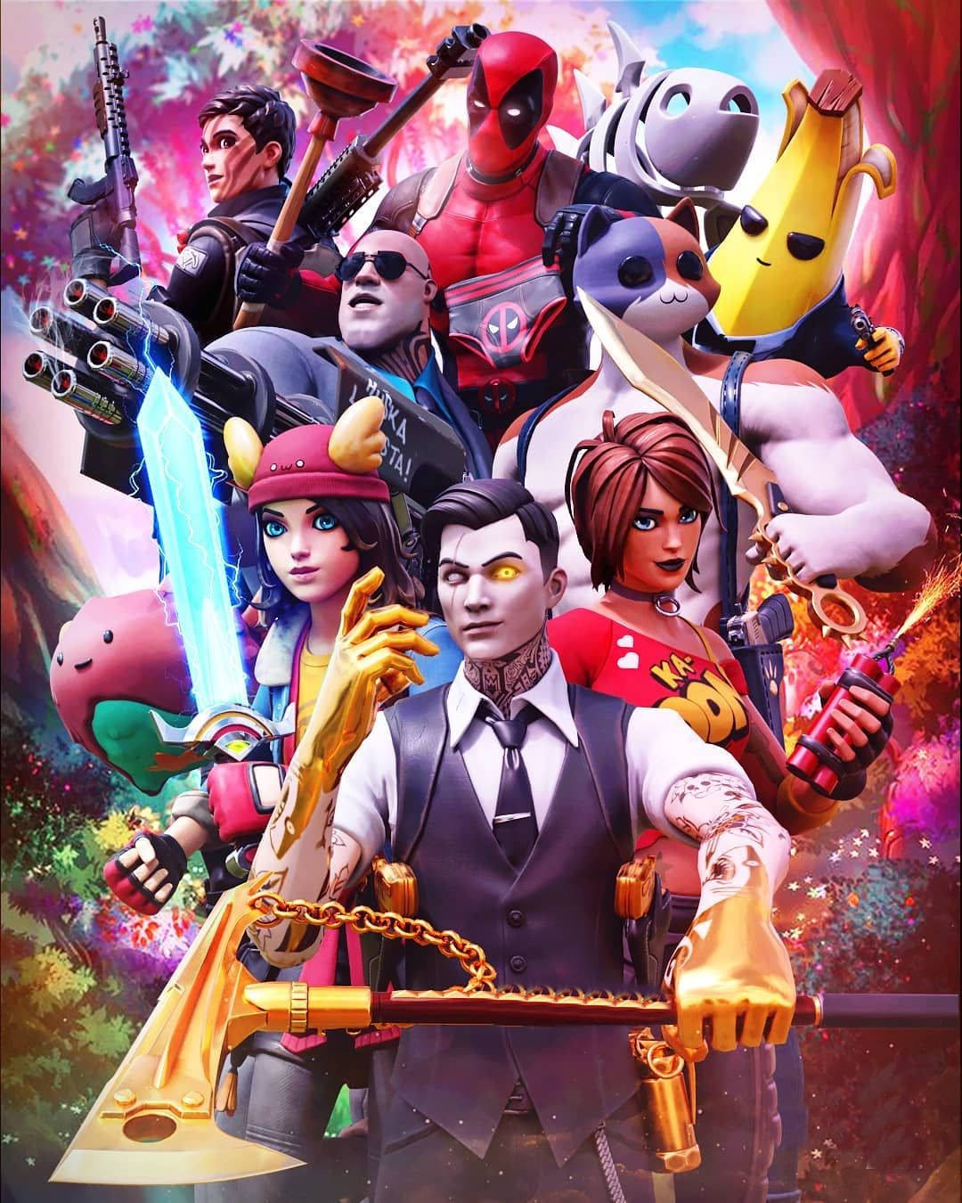 Midas Fortnite Skin, Fortnite, digital-art collage, HD Phone Wallpaper