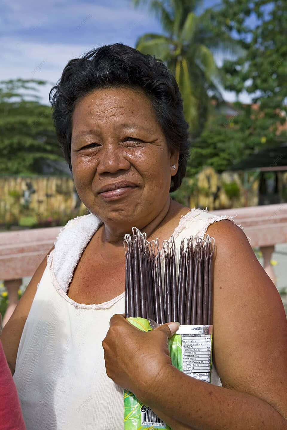 middle aged woman, dark brown incense sticks, green wrapper, HD Phone Wallpaper