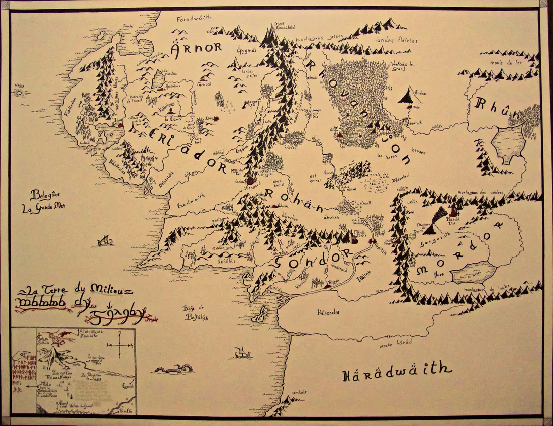 Middle Earth Map