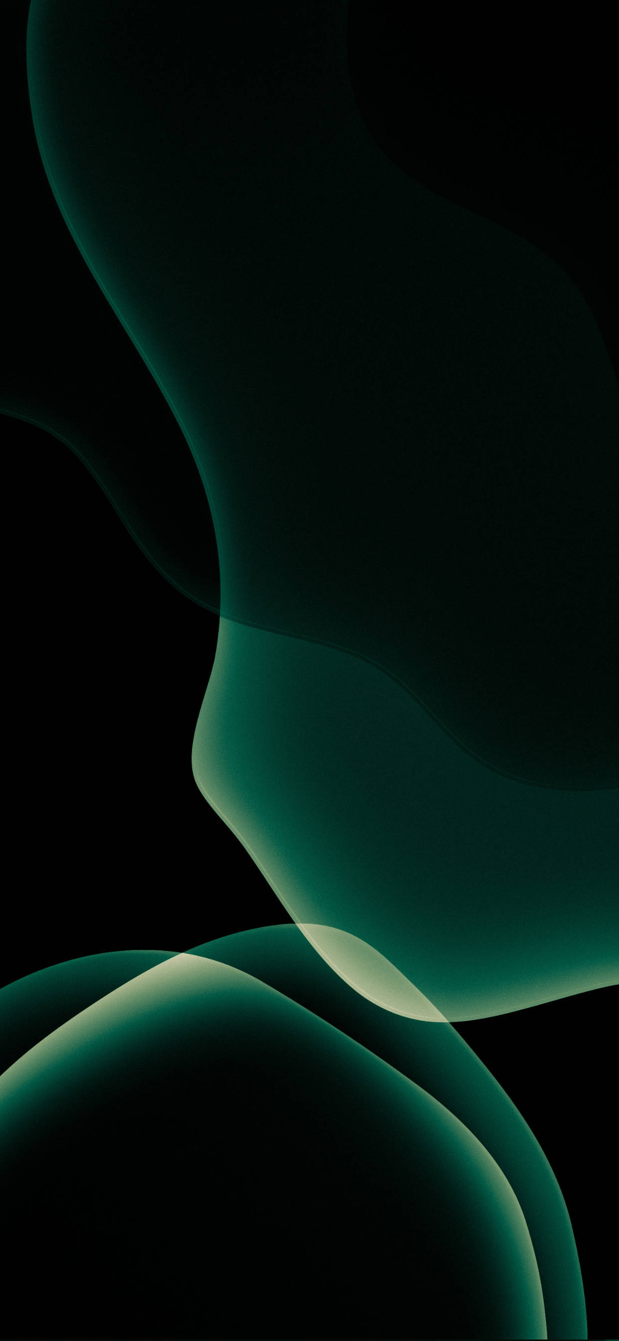 Midnight Green, emerald green, deep black, 2K Phone Wallpaper