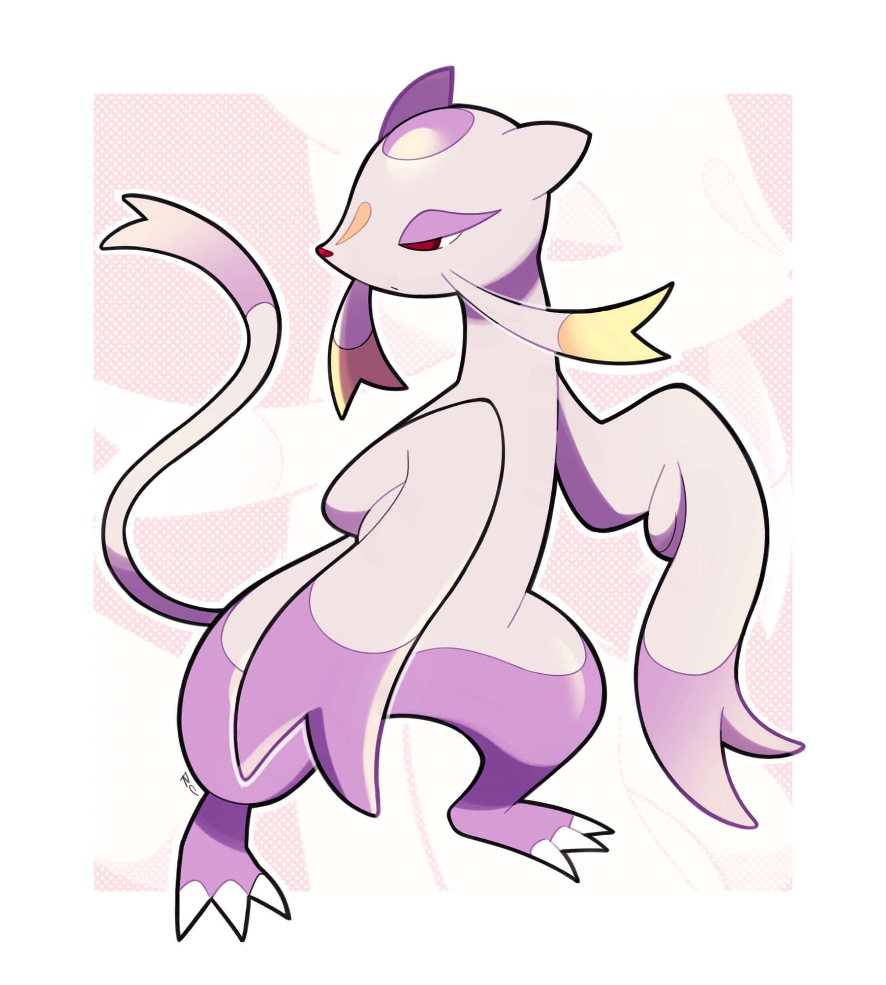 Mienshao, purple, white, Full HD Phone Wallpaper
