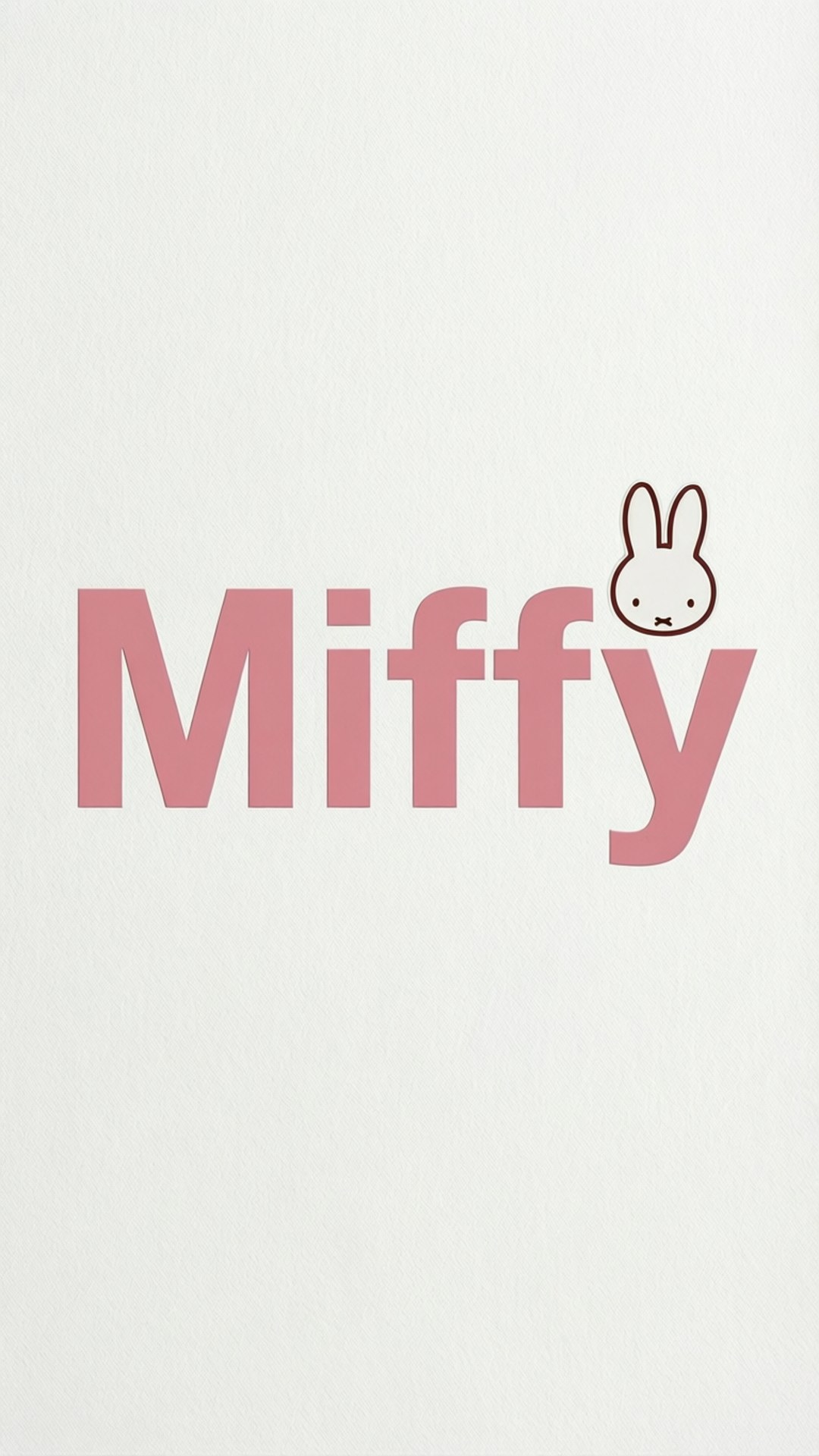 Miffy, pink, bunny head, Full HD Phone Wallpaper