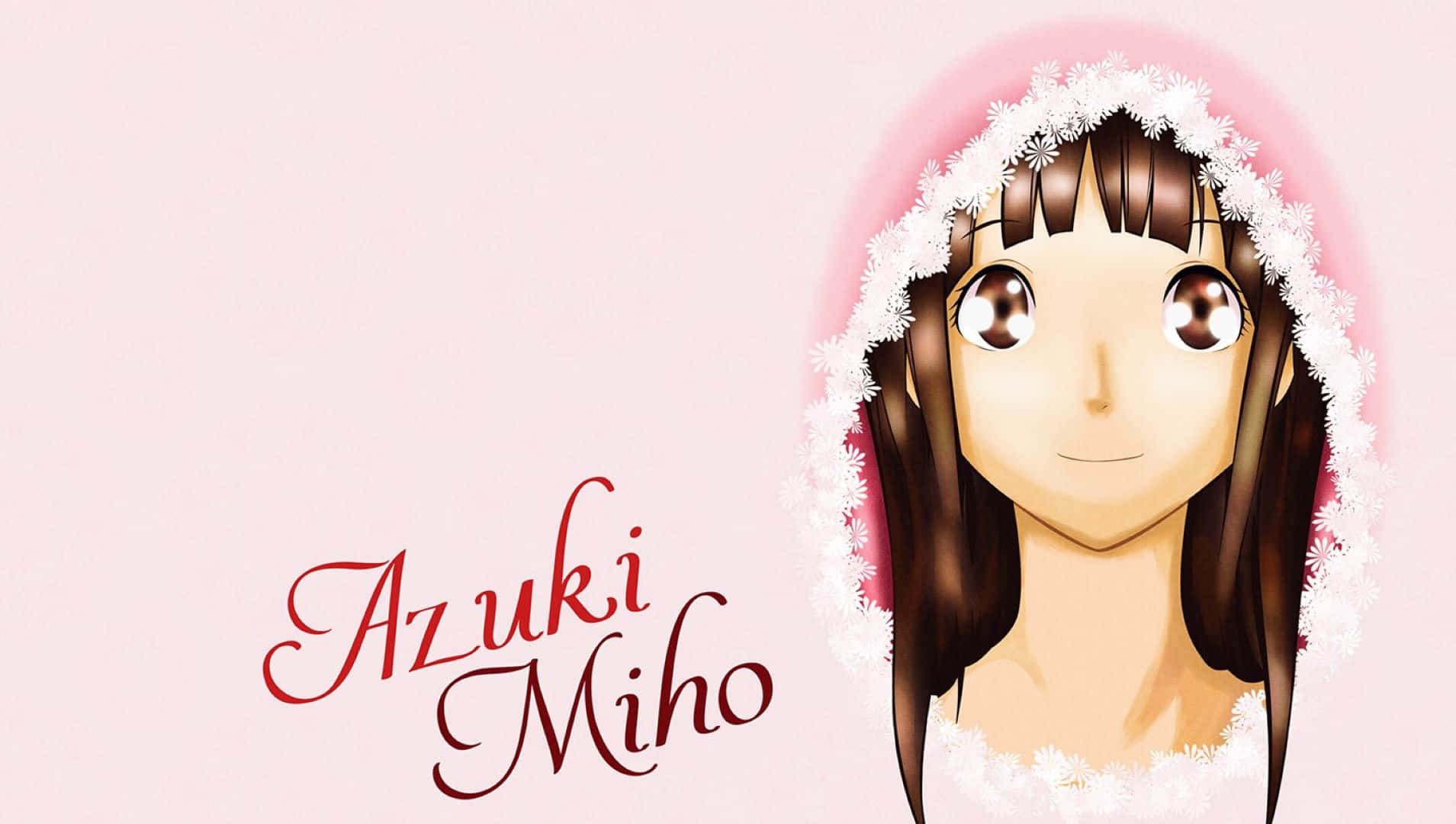 Miho Azuki, brown hair, snowflake-trimmed hood, HD Desktop Wallpaper