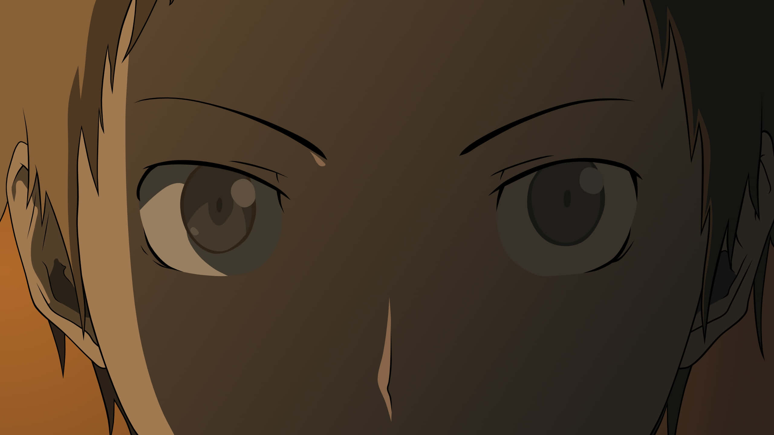 Mikado Ryuugamine, anime character, intense eyes, 2K Desktop Wallpaper