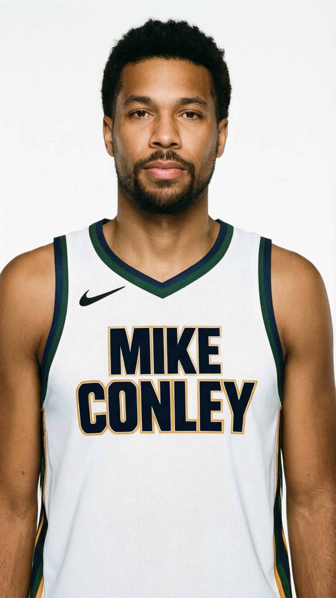 Mike Conley, white jersey, basketball player, Full HD Phone Wallpaper