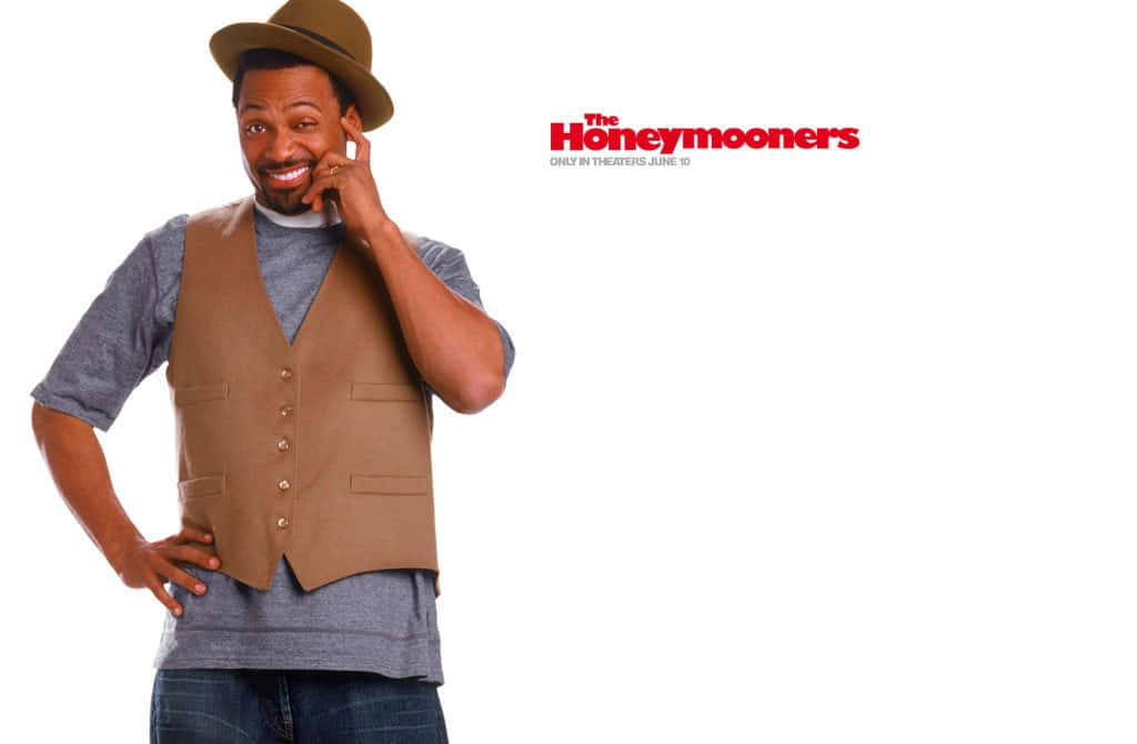 Mike Epps, brown hat, vest, SD Desktop Wallpaper