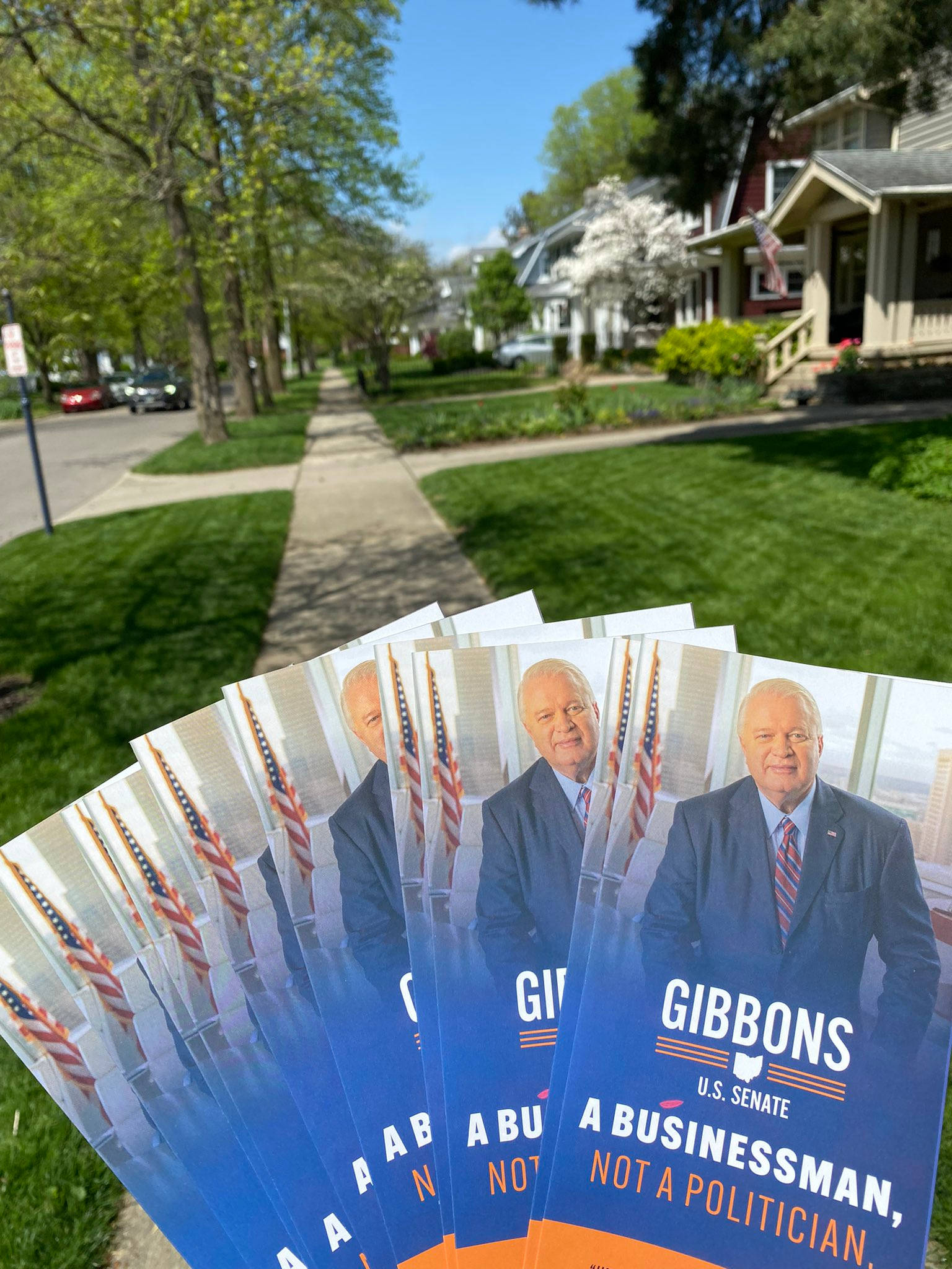 Mike Gibbons, U.S. Senate candidate, campaign rally, Full HD Phone Wallpaper