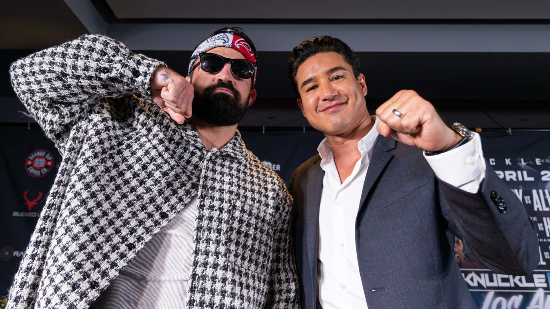 Mike Perry, houndstooth coat, bandana, Full HD Desktop Wallpaper