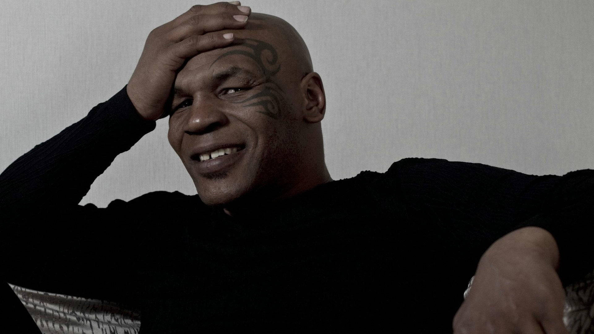 Mike Tyson, 4K, hand on forehead, Full HD Desktop Wallpaper