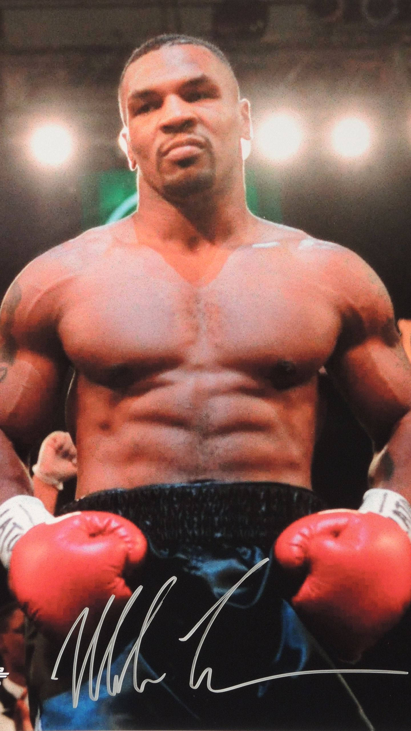 Mike Tyson, 4K, red gloves, 2K Phone Wallpaper