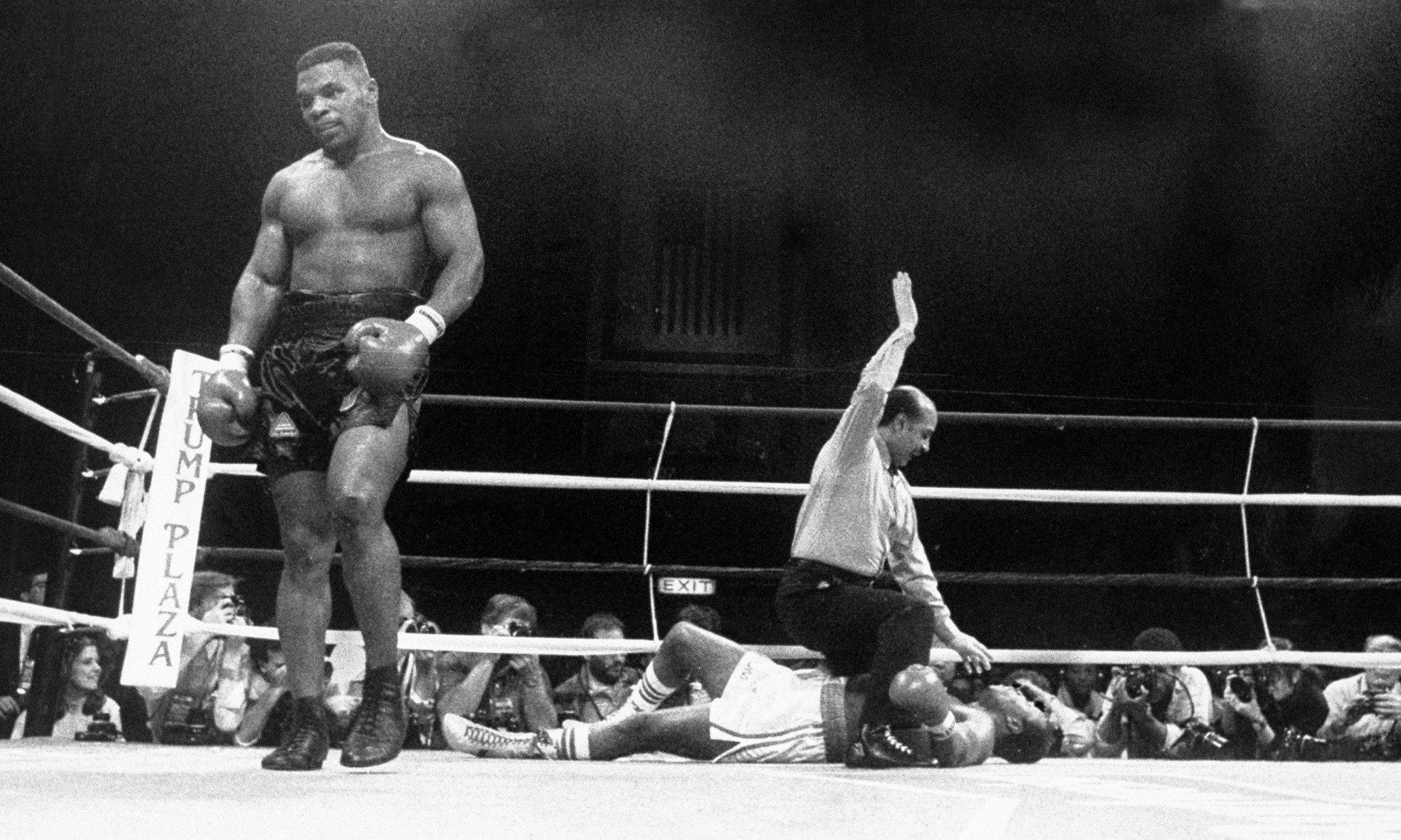 Mike Tyson, 4K, ring, Full HD Desktop Wallpaper