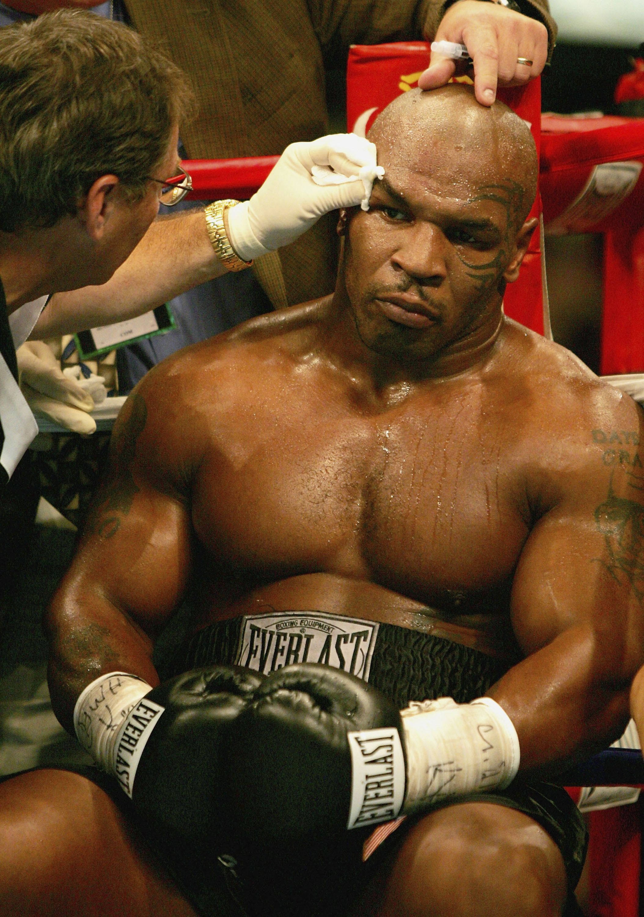 Mike Tyson, ring, trainer, 2K Phone Wallpaper