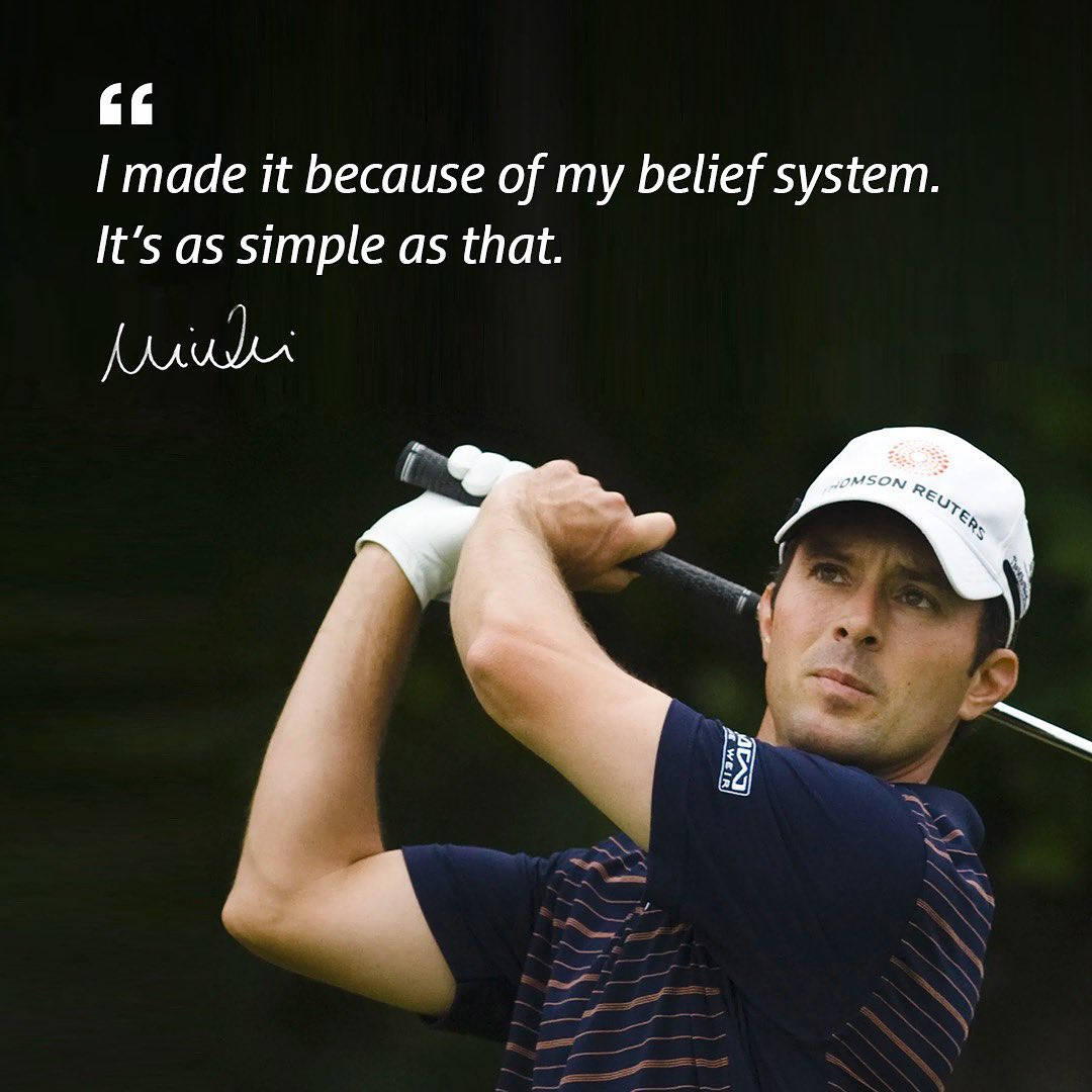 Mike Weir, golfer, mid-swing, SD Desktop Wallpaper