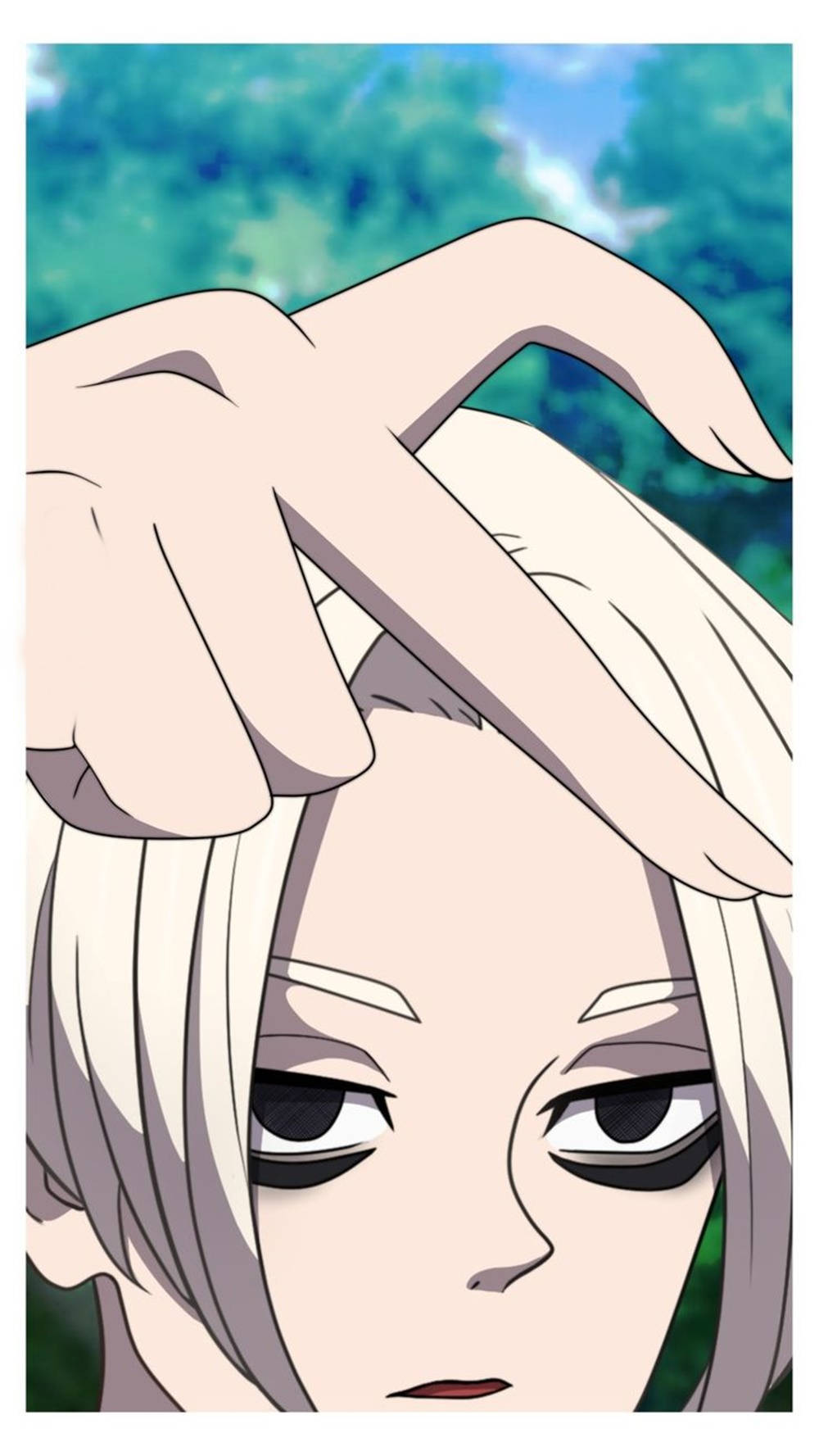 Mikey Bonten, pale hair, intense eyes, HD Phone Wallpaper