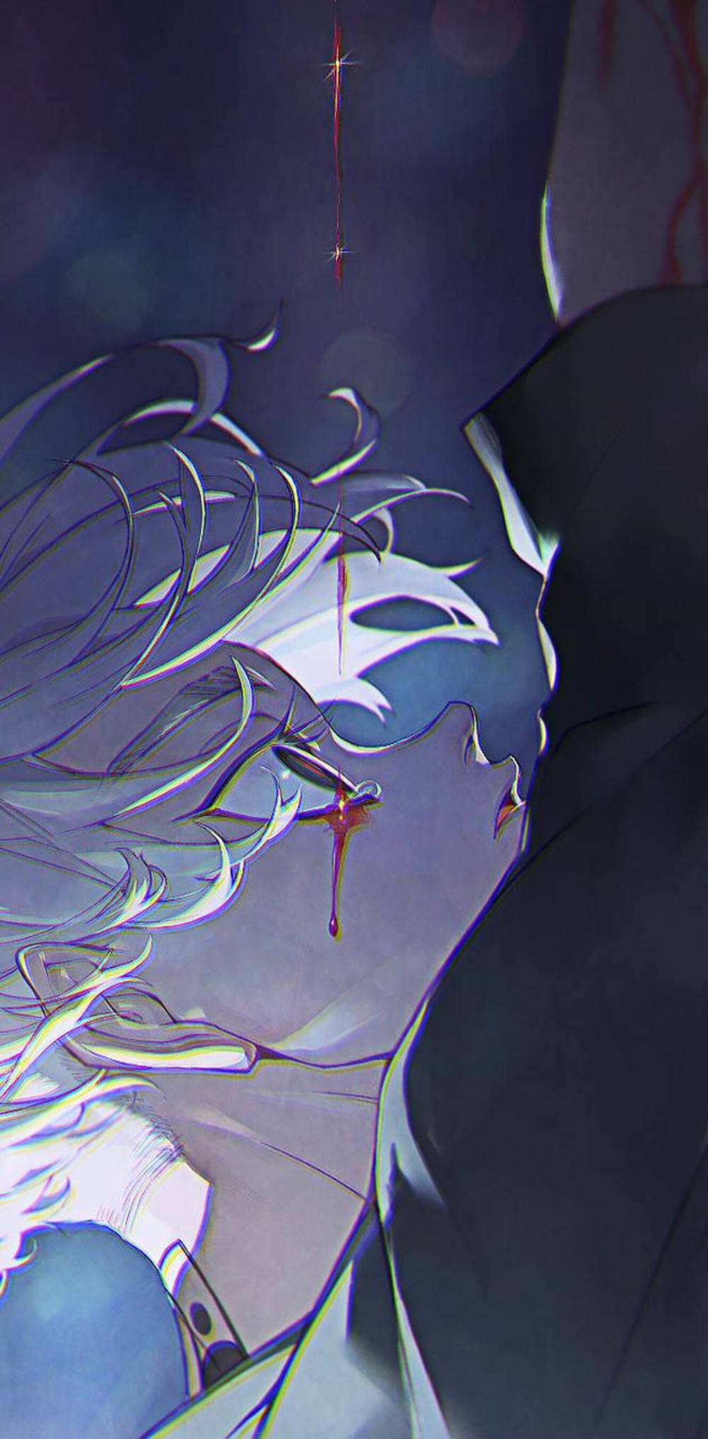 Mikey Bonten, iPhone, silver hair, Full HD Phone Wallpaper