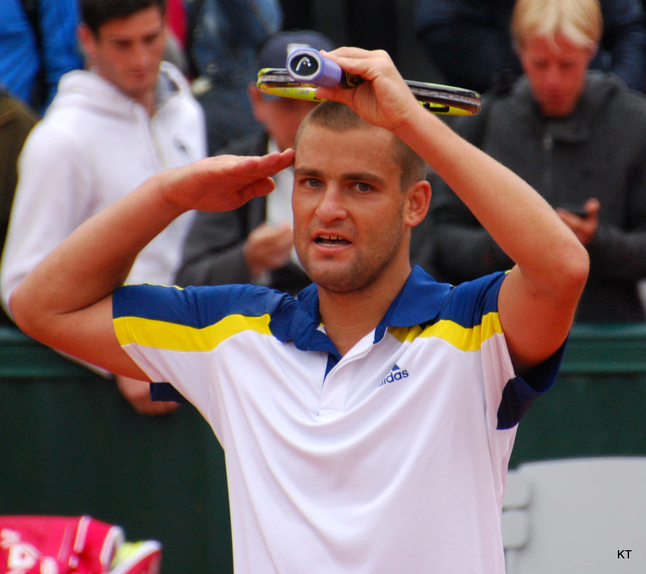 Mikhail Youzhny, tennis player, racket, Full HD Desktop Wallpaper