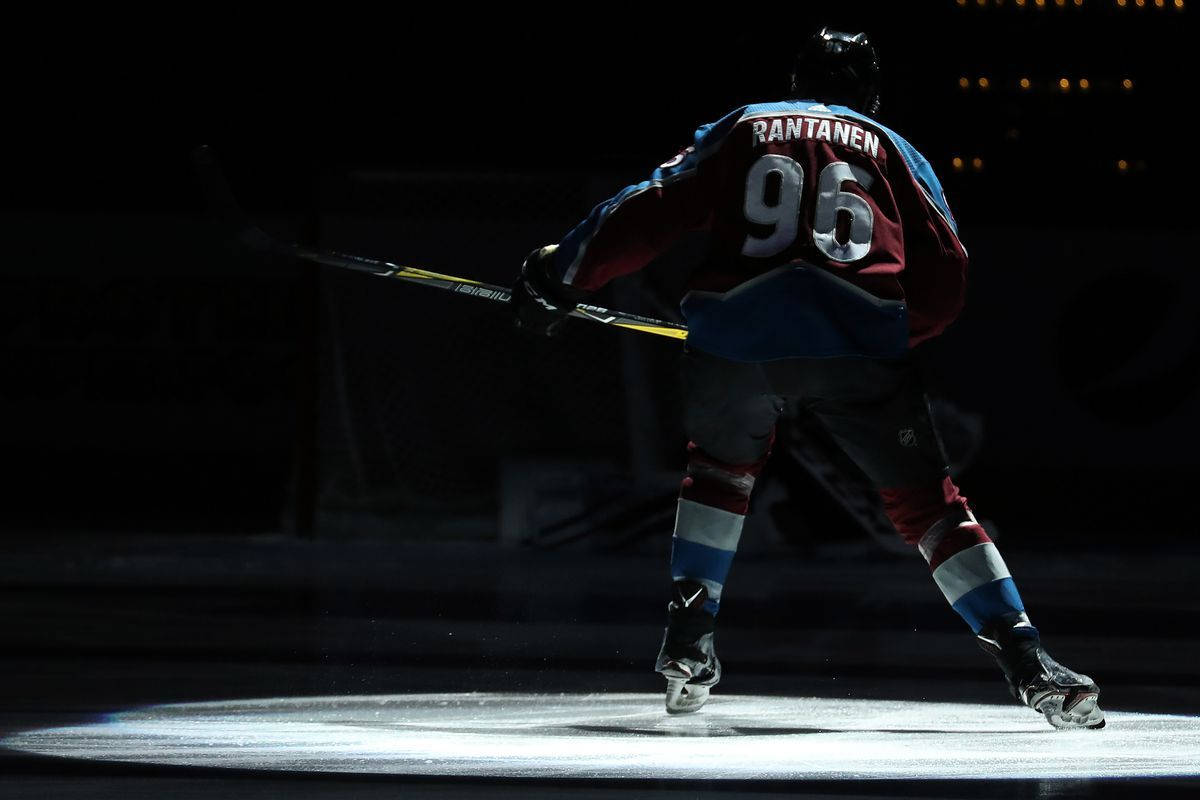 Mikko Rantanen, number 96, spotlight, SD Desktop Wallpaper