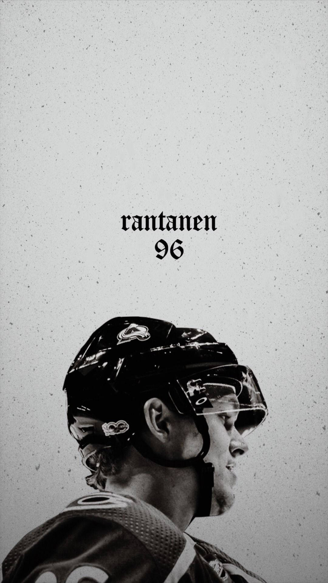 Mikko Rantanen, black and white effect, profile, Full HD Phone Wallpaper