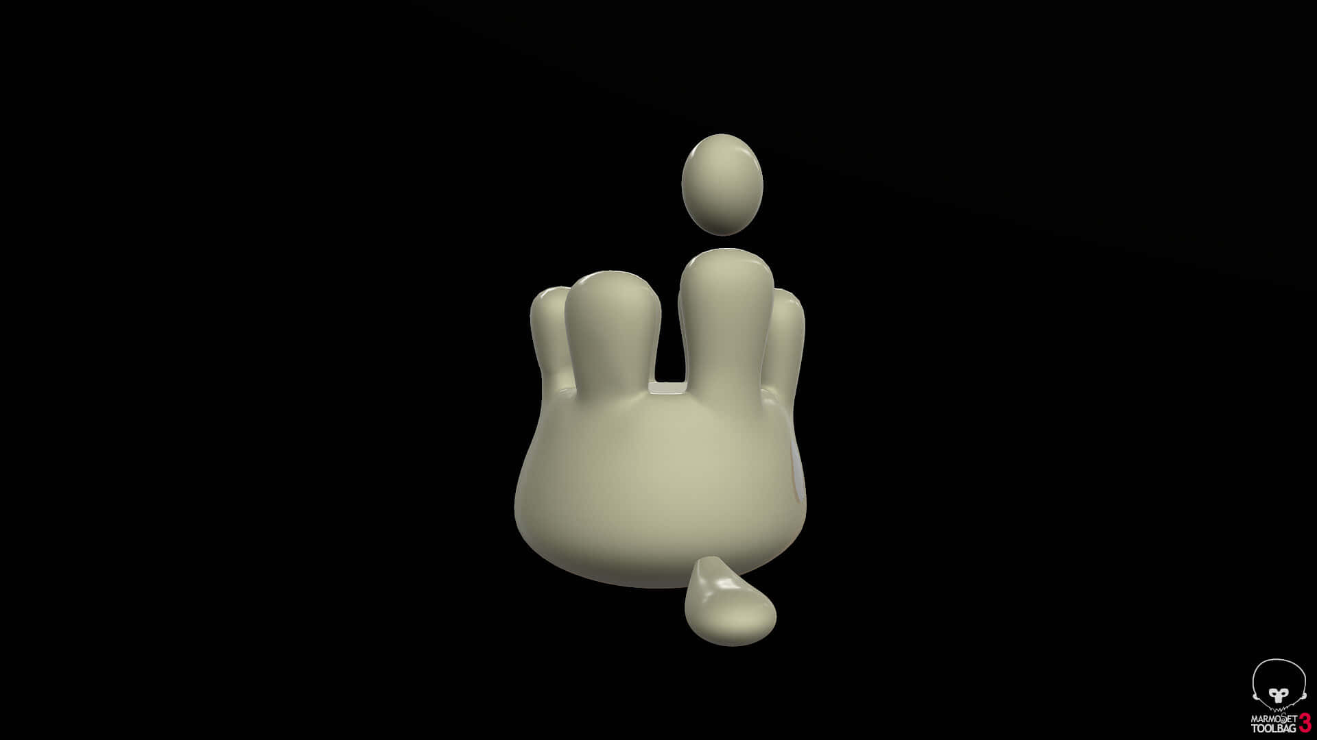 Milcery, back 3d, black, Full HD Desktop Wallpaper