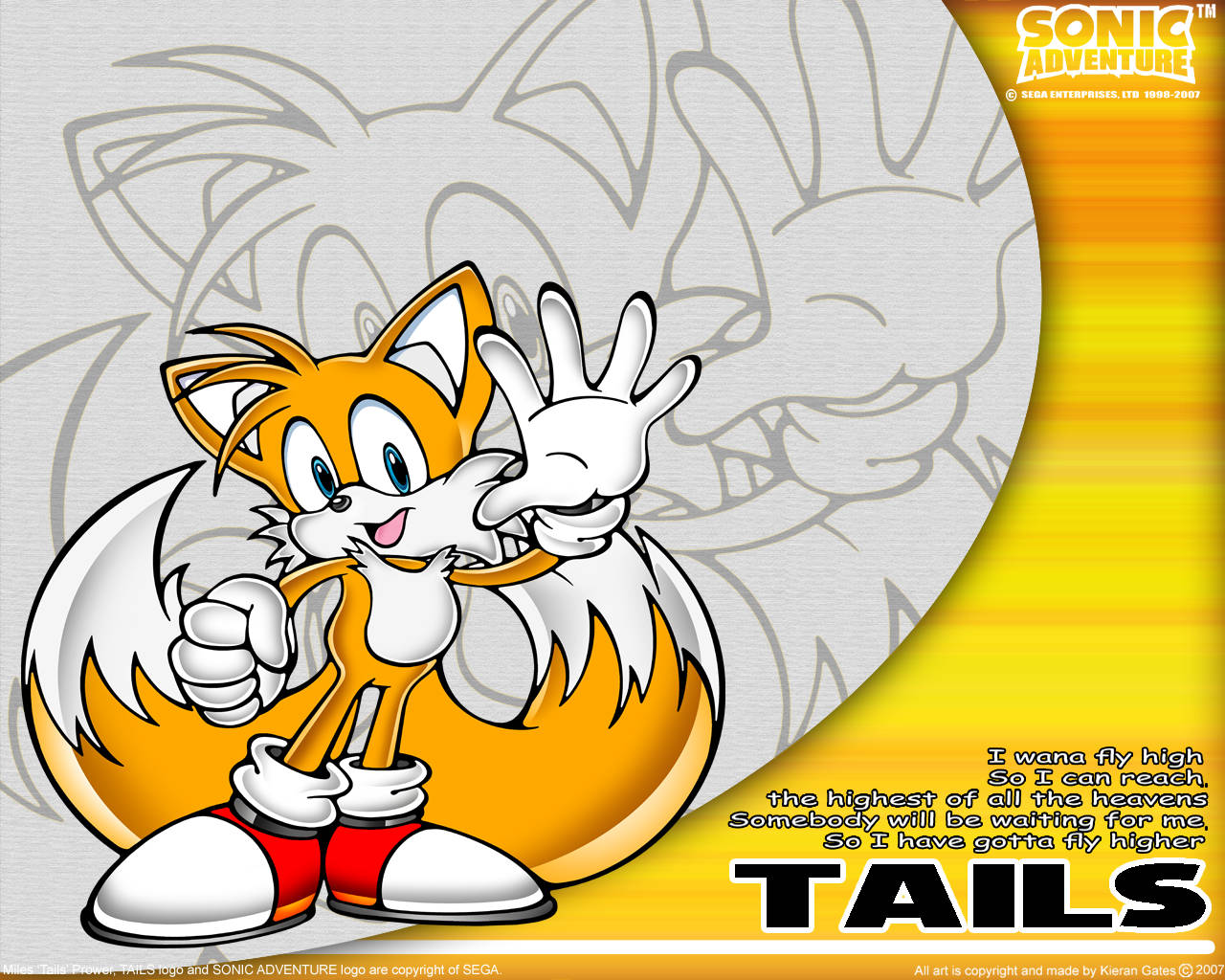 Miles Prower, orange fox, two tails, HD Desktop Wallpaper