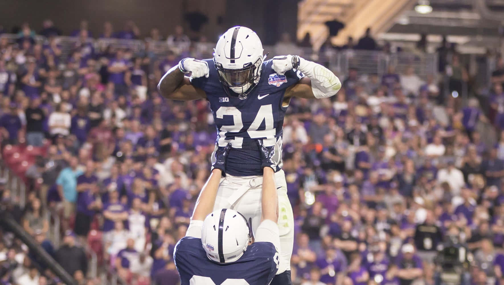 Miles Sanders, number 24, NFL Running Back, HD Desktop Wallpaper