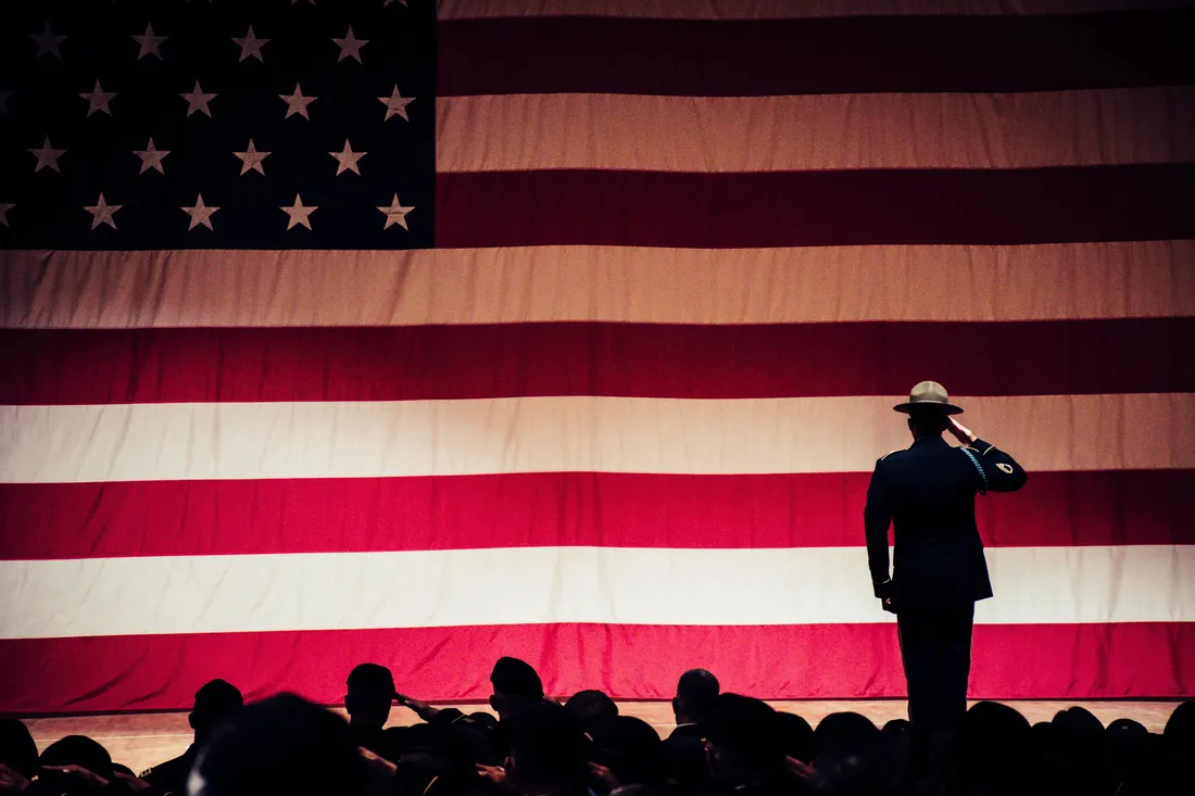 Military American Flag