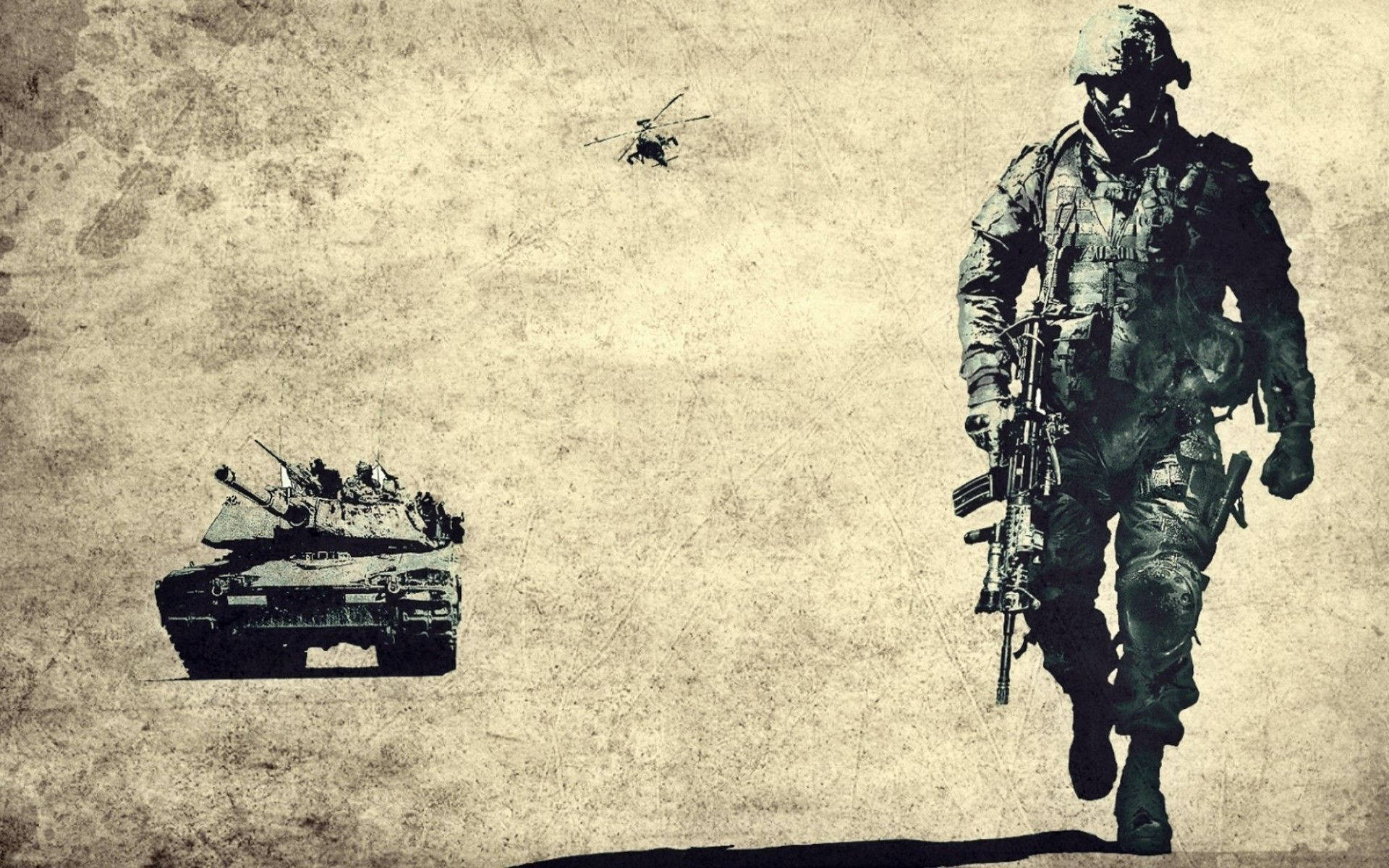 military, soldier, tank, Full HD Desktop Wallpaper