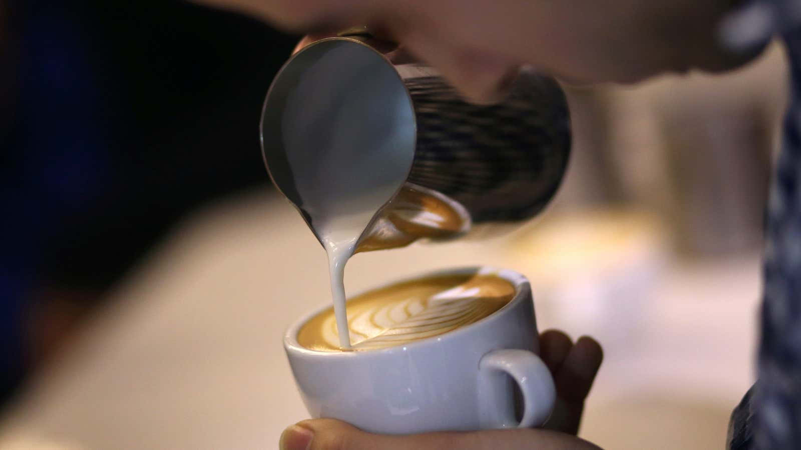 Milk And Coffee, latte art, espresso, HD Desktop Wallpaper