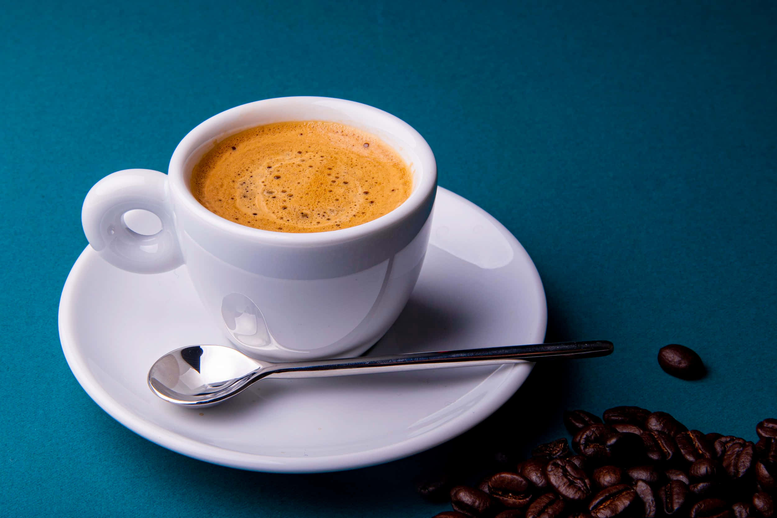 Milk And Coffee, white espresso cup, frothy coffee, Full HD Desktop Wallpaper