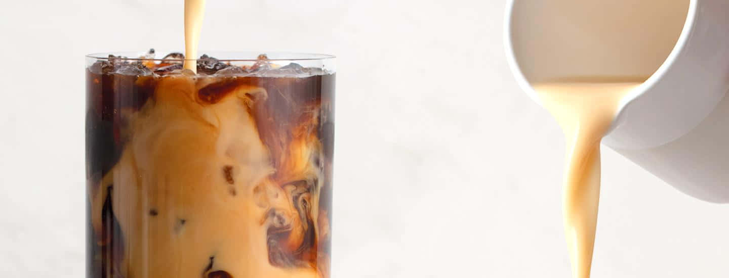 Milk And Coffee, iced coffee, cream, HD Desktop Wallpaper