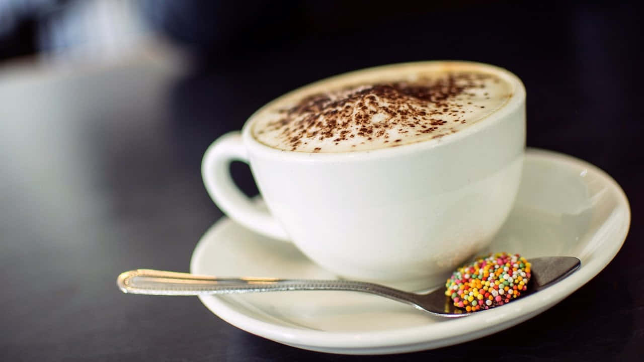 Milk And Coffee, cappuccino, cocoa powder, HD Desktop Wallpaper