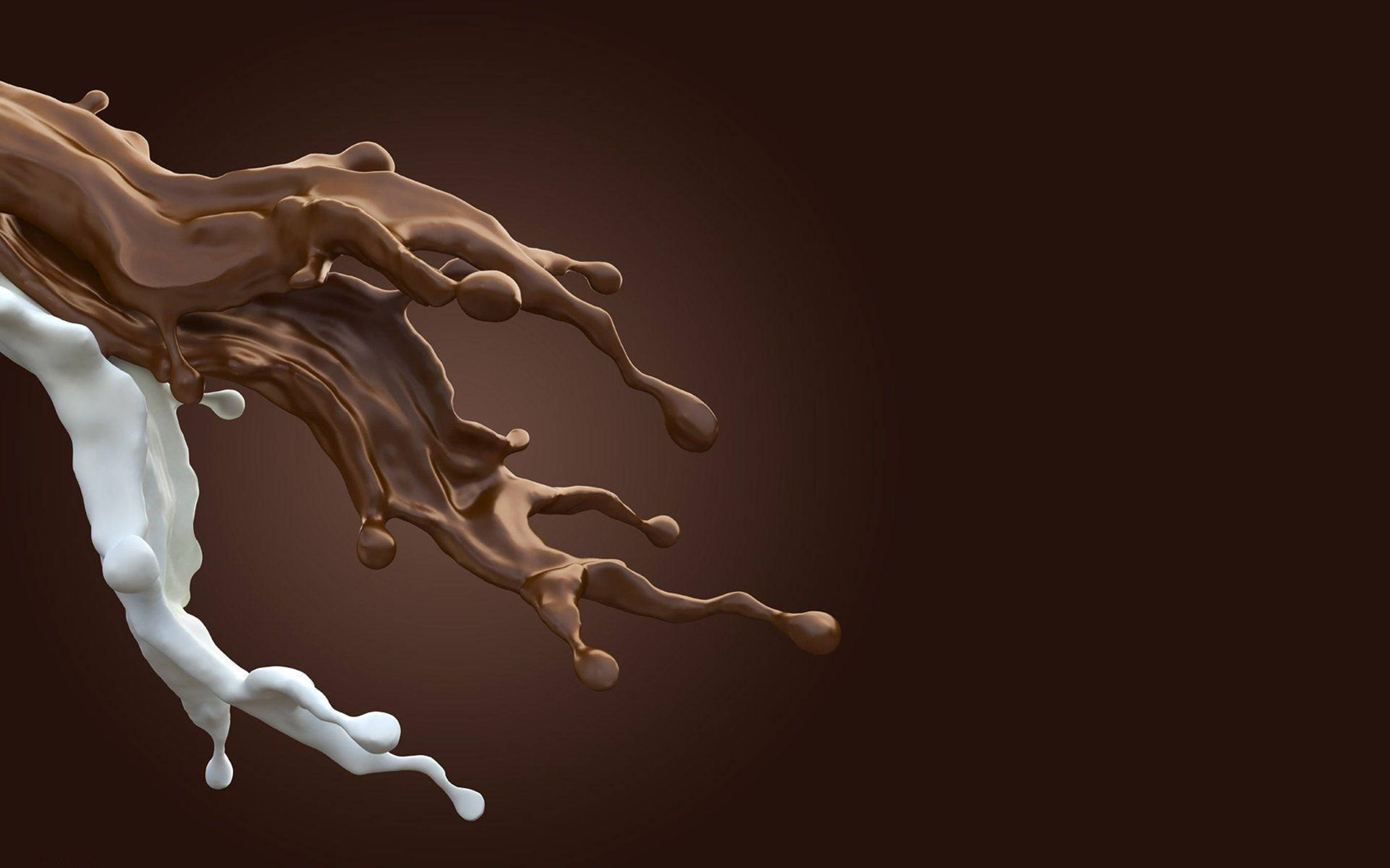 white dairy, chocolate milk, creamy milk, 2K Desktop Wallpaper