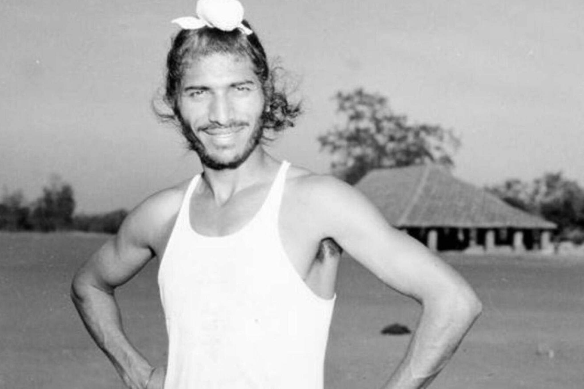 Milkha Singh, patka, white flower, Full HD Desktop Wallpaper