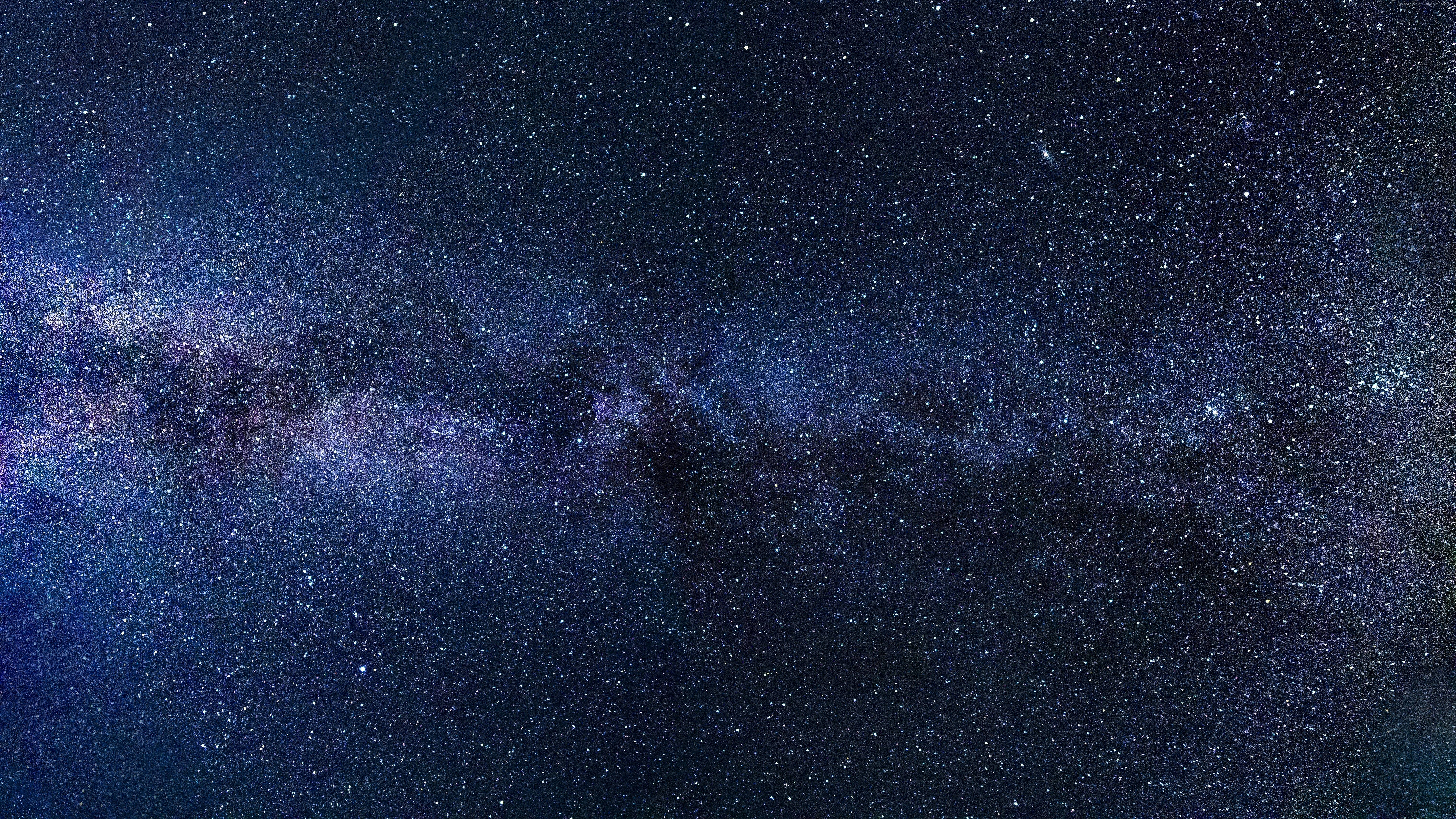 Milky Way, purple, blue, 5K Desktop Wallpaper