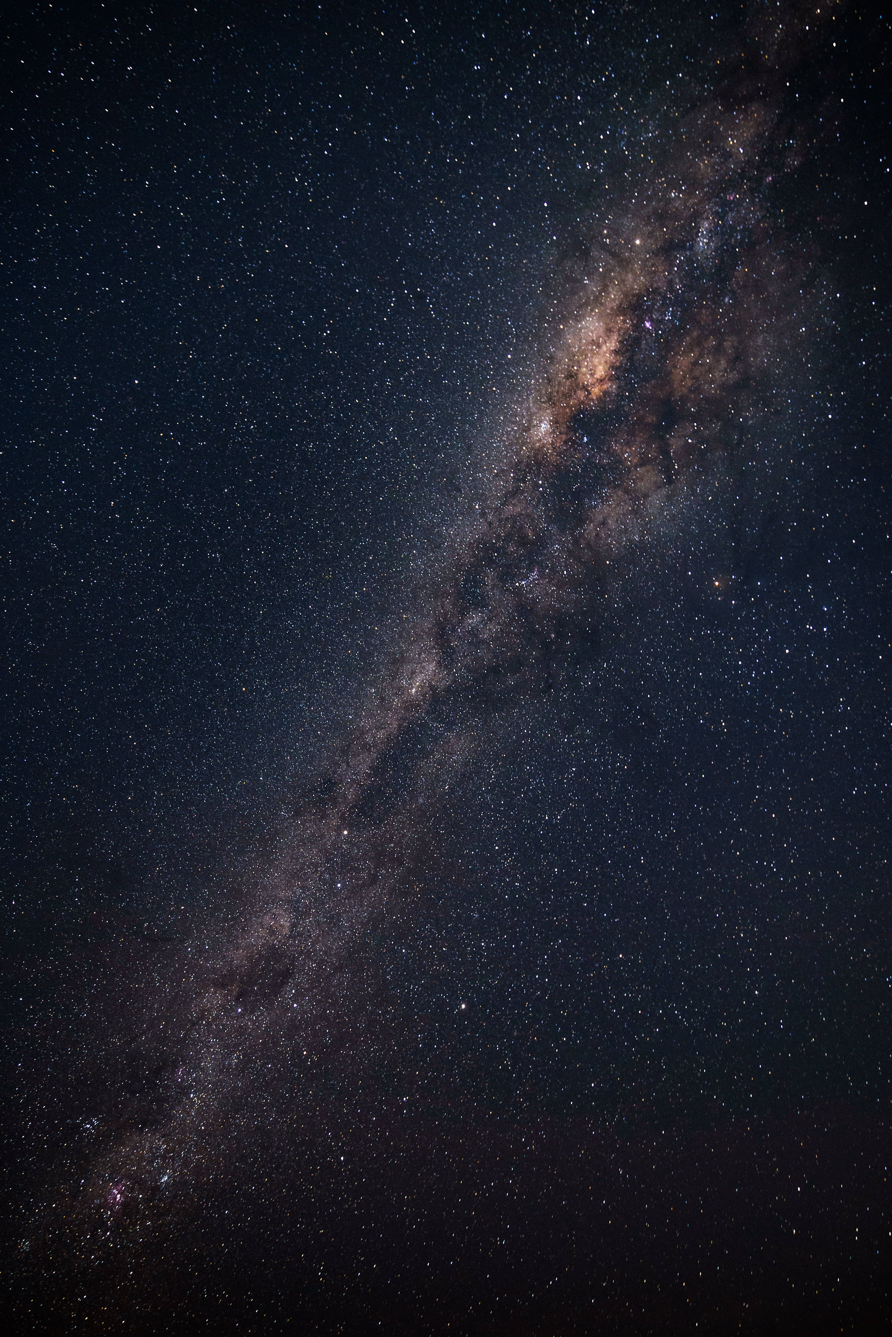 Milky Way, nebulae, cosmic dust, 5K Phone Wallpaper