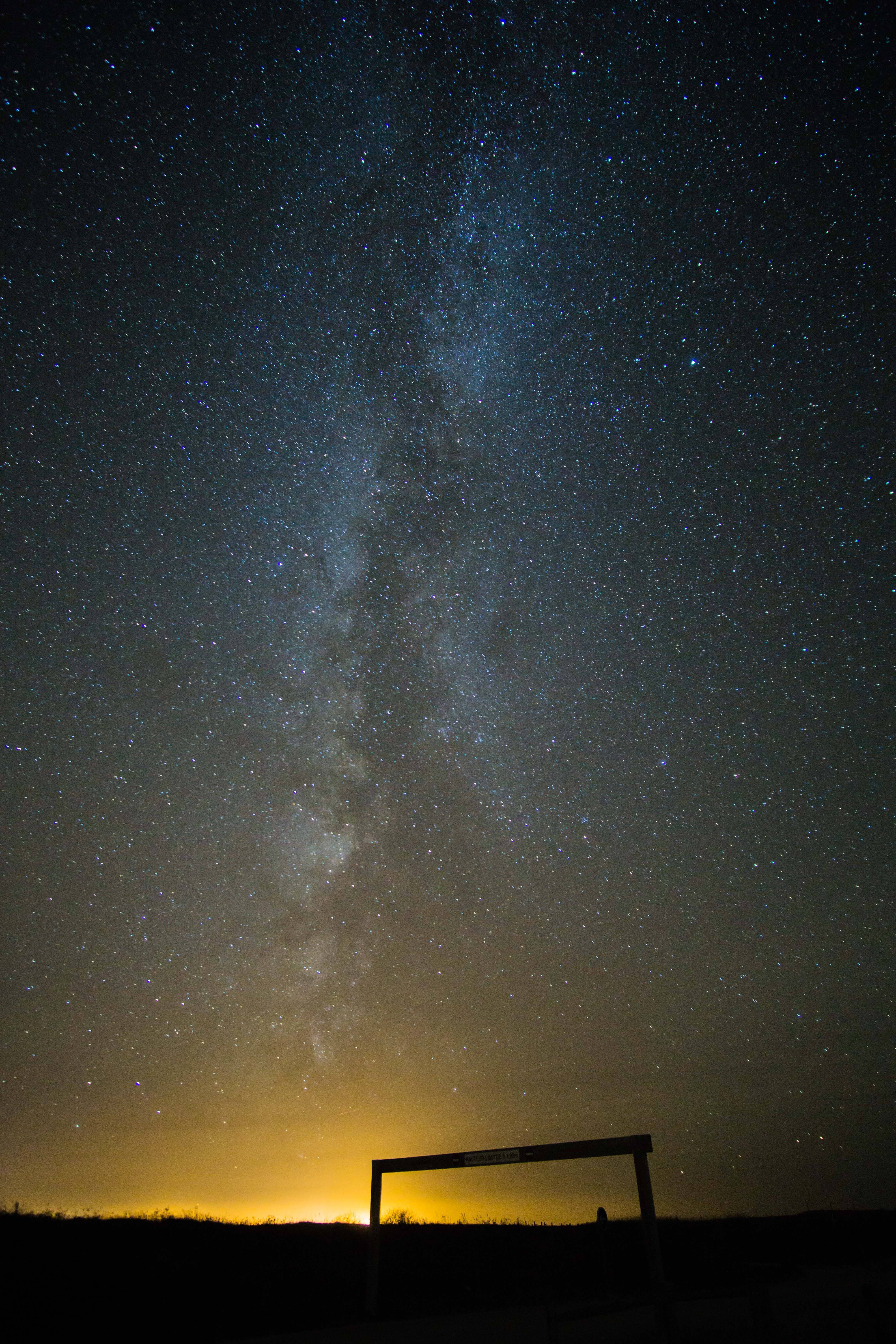 Sun Set Milky Way, Milky Way, starry night sky, 5K Phone Wallpaper