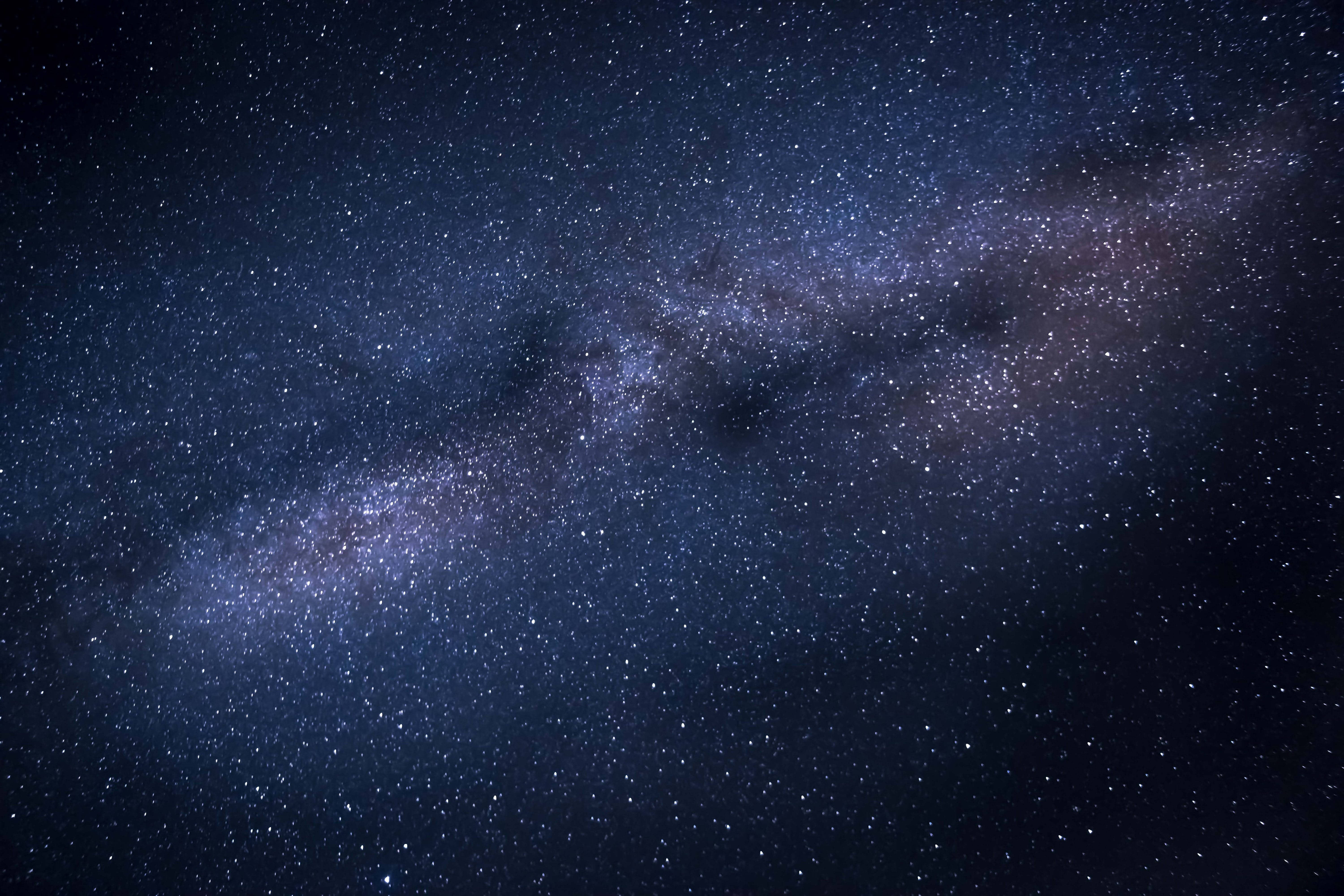 Milky Way galaxy, deep indigo night sky, countless stars, 5K Desktop Wallpaper