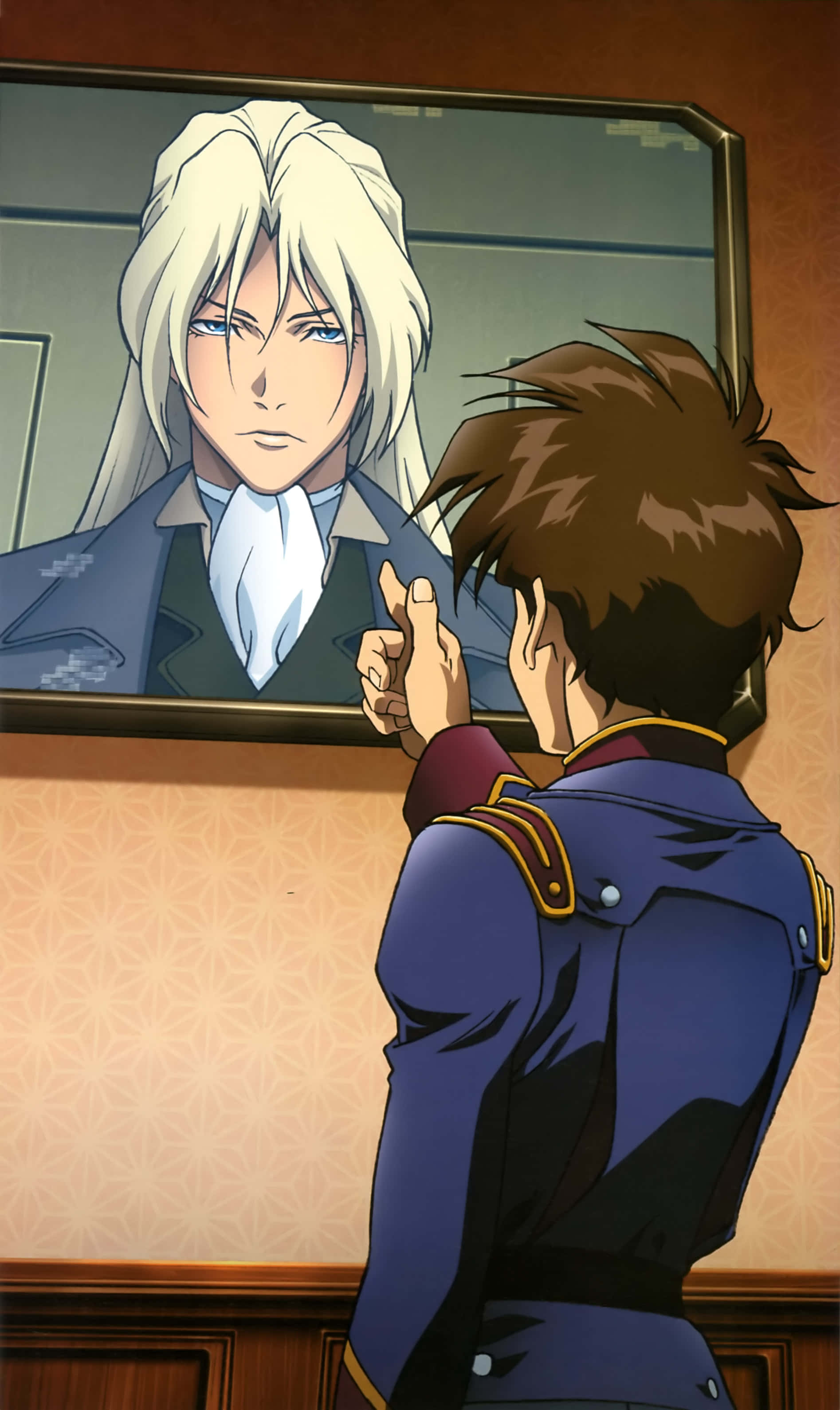 Milliardo Peacecraft, military uniform, stern blonde man, 2K Phone Wallpaper
