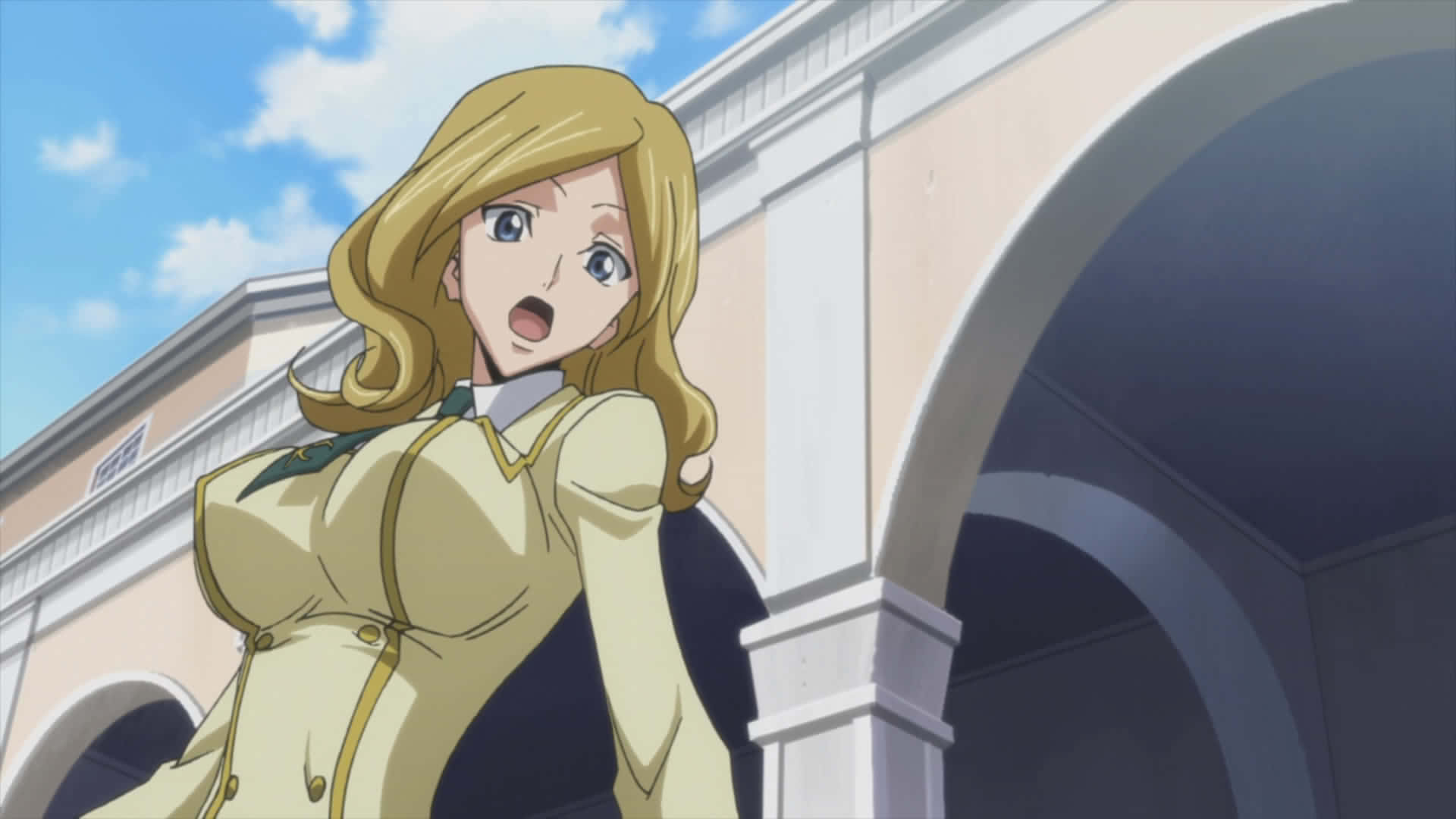Milly Ashford, 1920 x 1080, beige uniform, Full HD Desktop Wallpaper