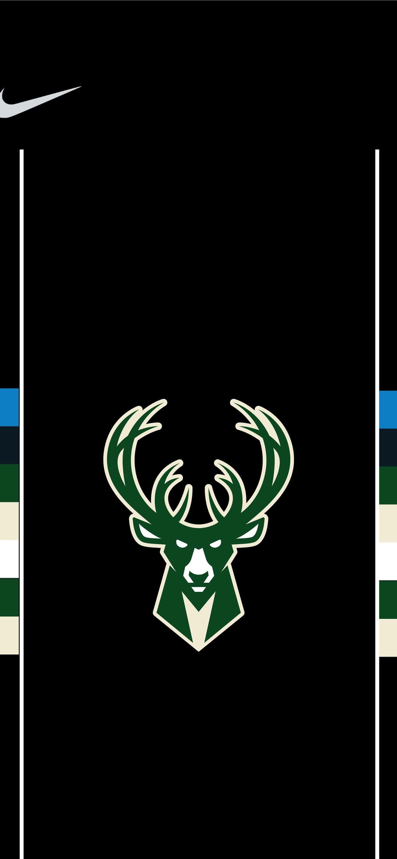 Milwaukee Bucks, logo, green deer head, 2K Phone Wallpaper