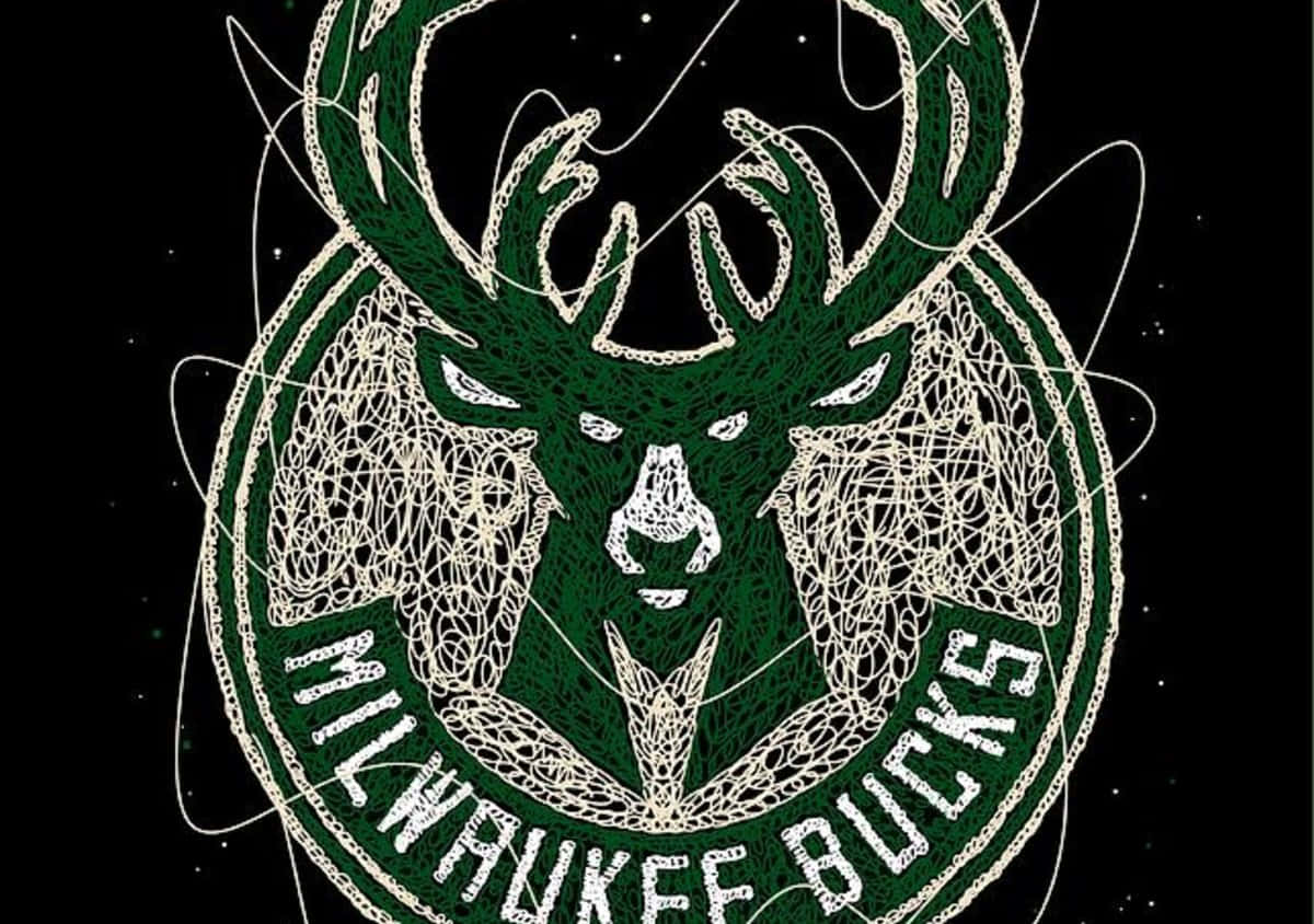 Milwaukee Bucks, deer head, green, SD Desktop Wallpaper