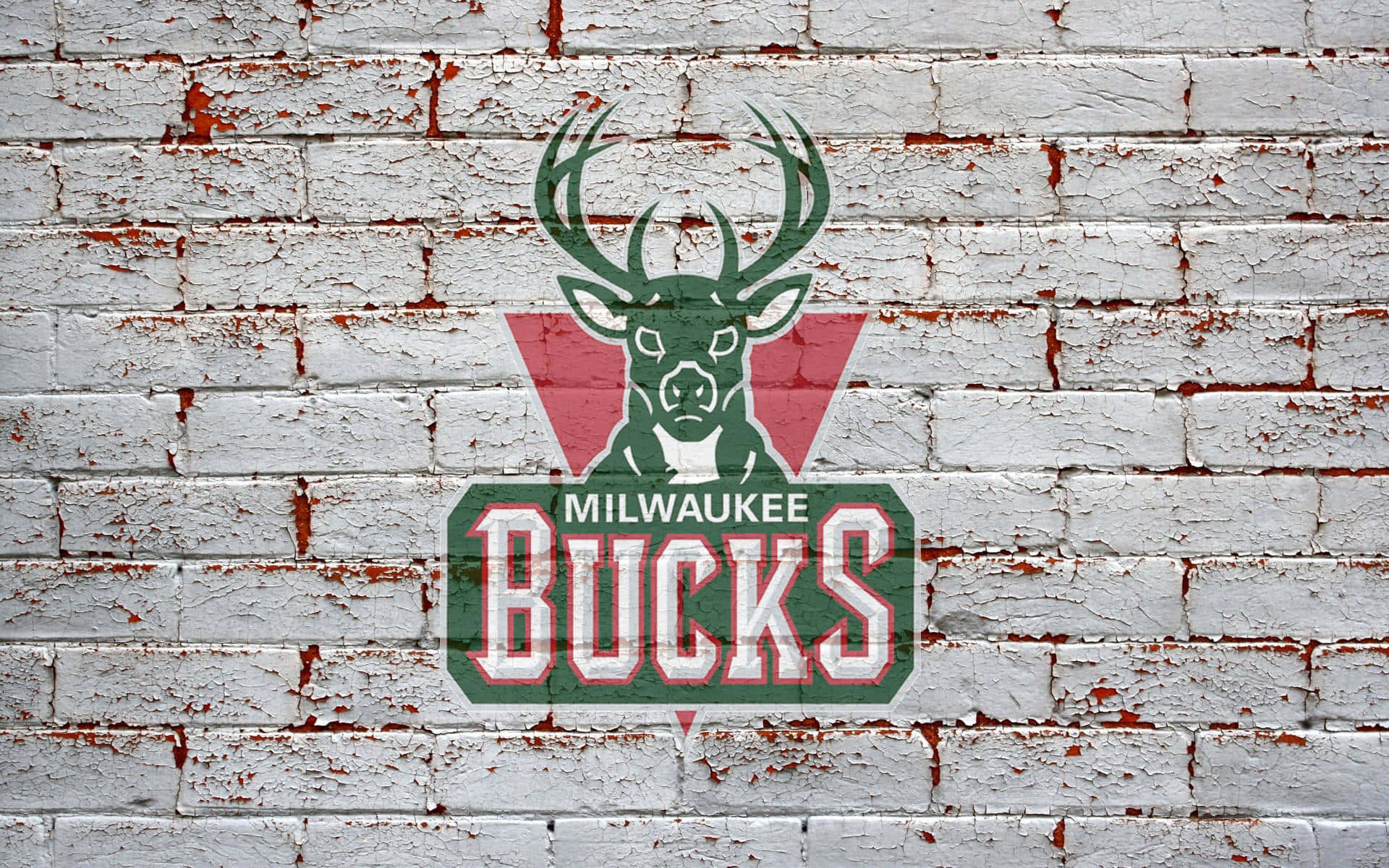 Milwaukee Bucks Logo, green, red, Full HD Desktop Wallpaper